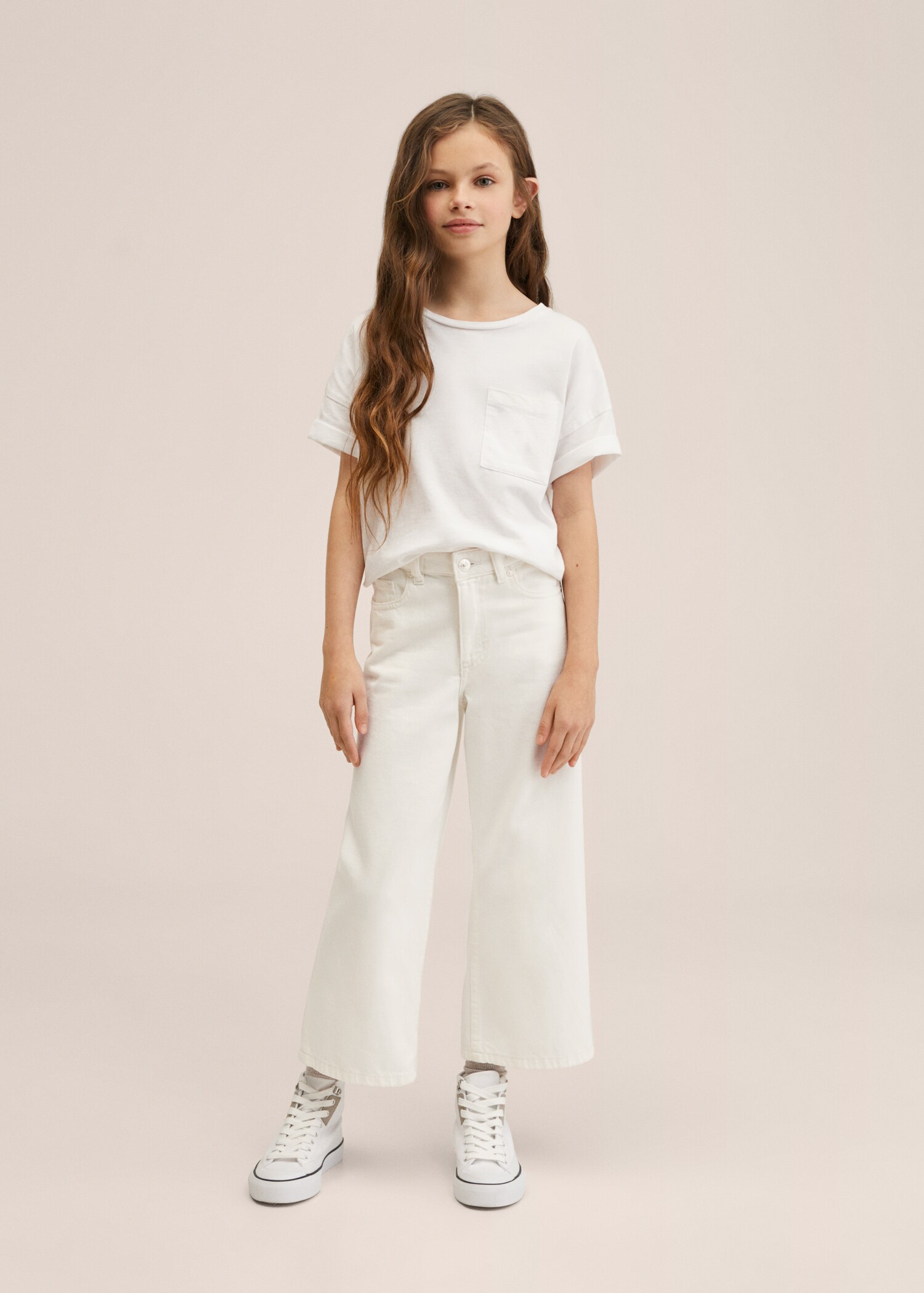 Jeans culotte - Plano medio