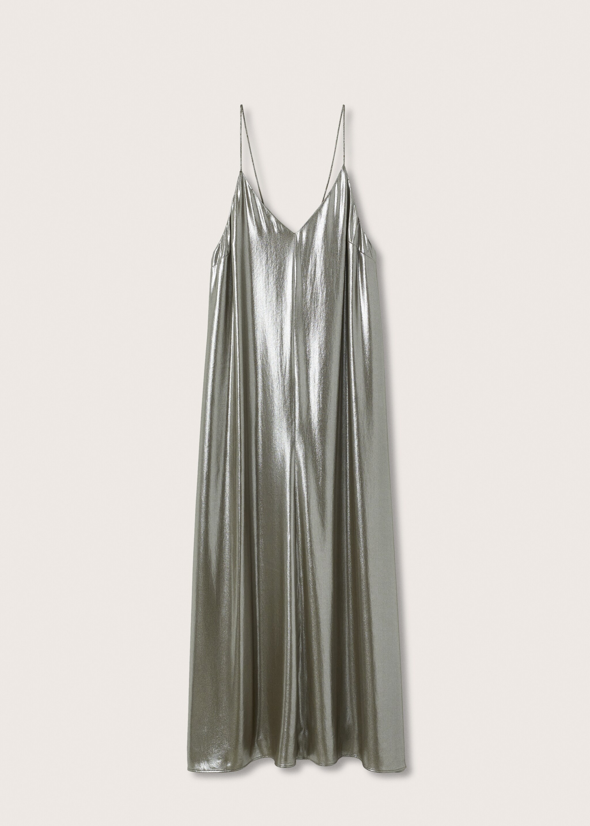 Langes Metallic-Kleid - Artikel ohne Model
