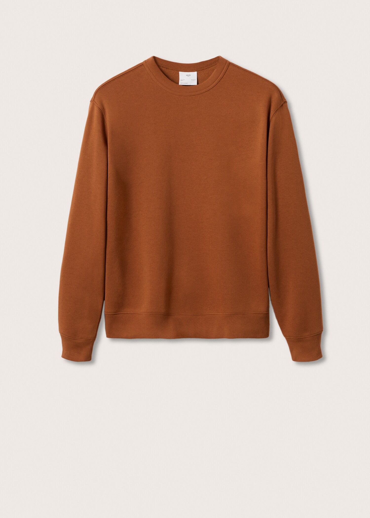 Plush cotton sweatshirt - Article without model