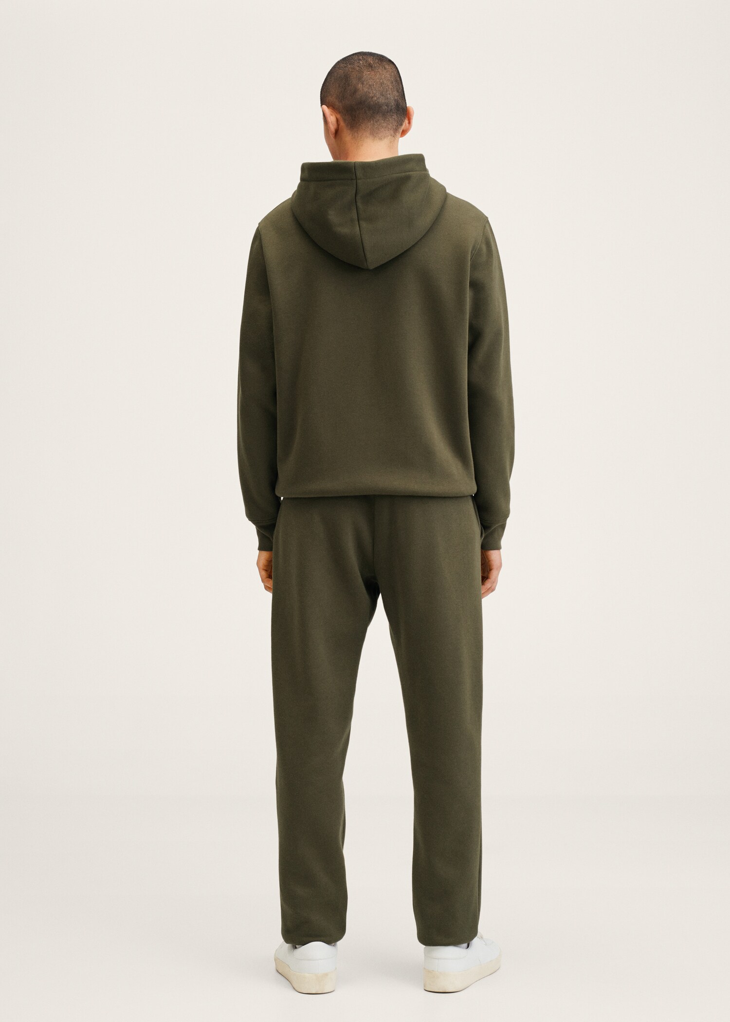 Sudadera algodón cremallera - Reverso del artículo