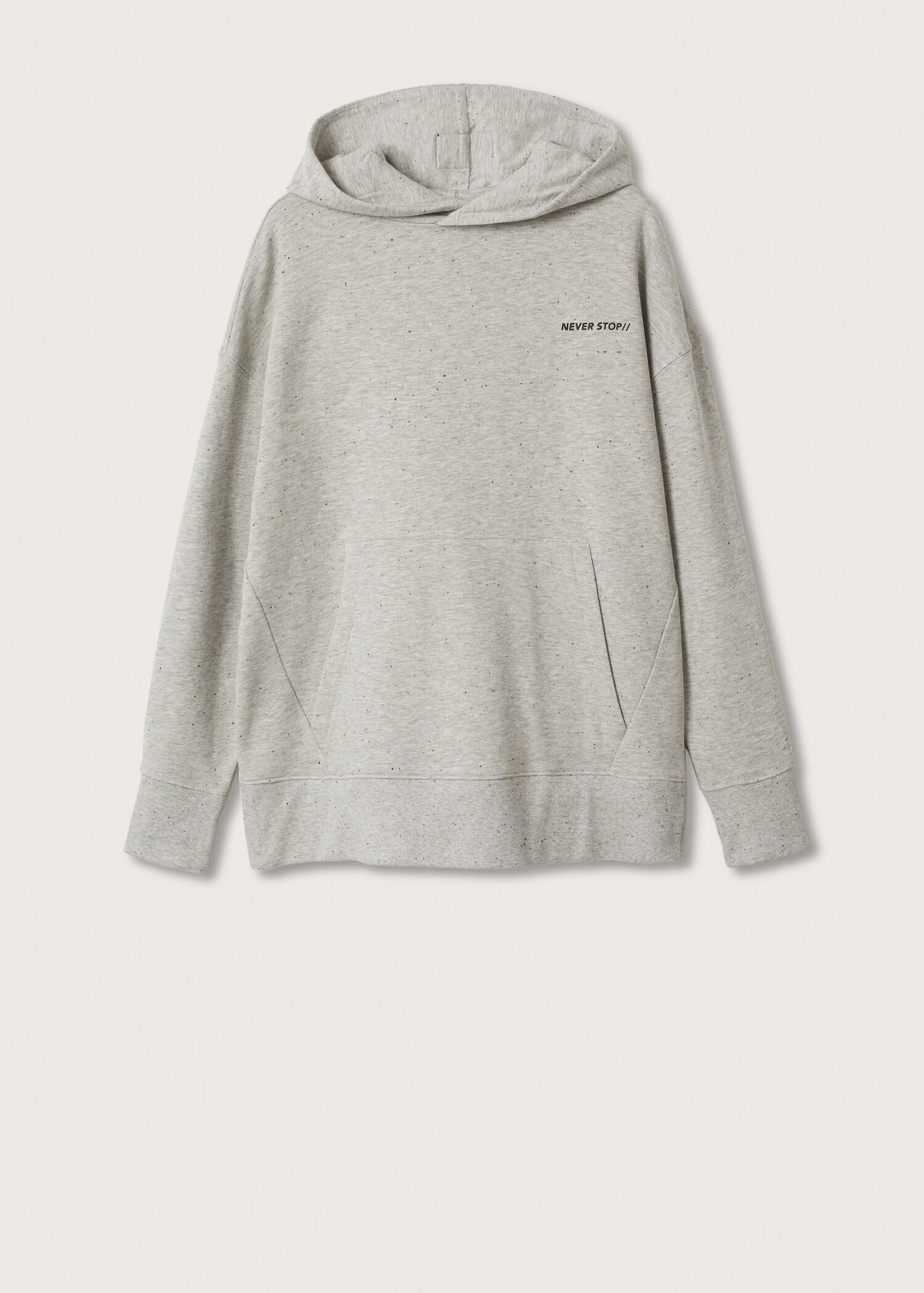 Mikina oversize s nápisem - Zboží bez modelu