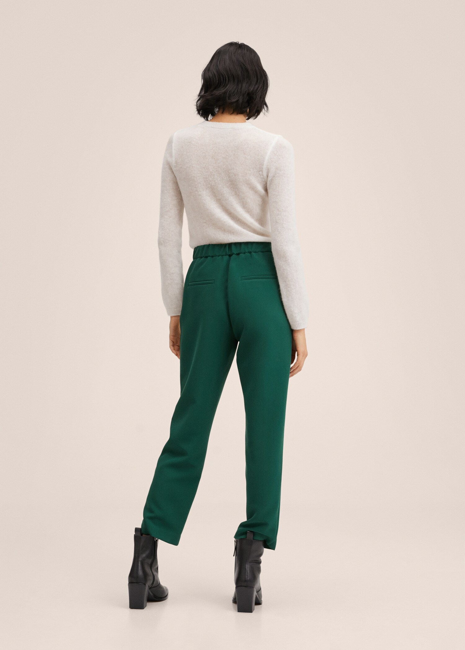Pantalón crop botones - Reverso del artículo