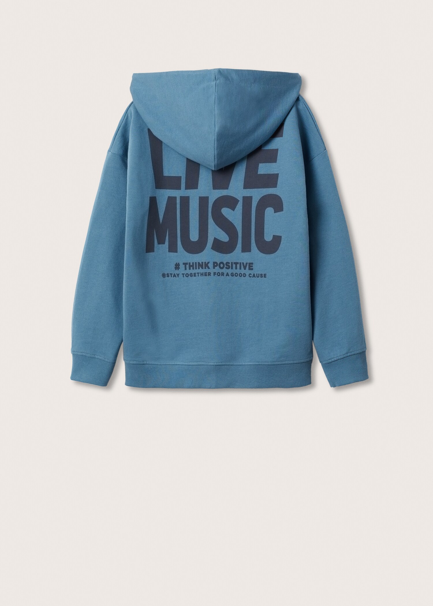 Sudadera oversize mensaje - Reverso del artículo