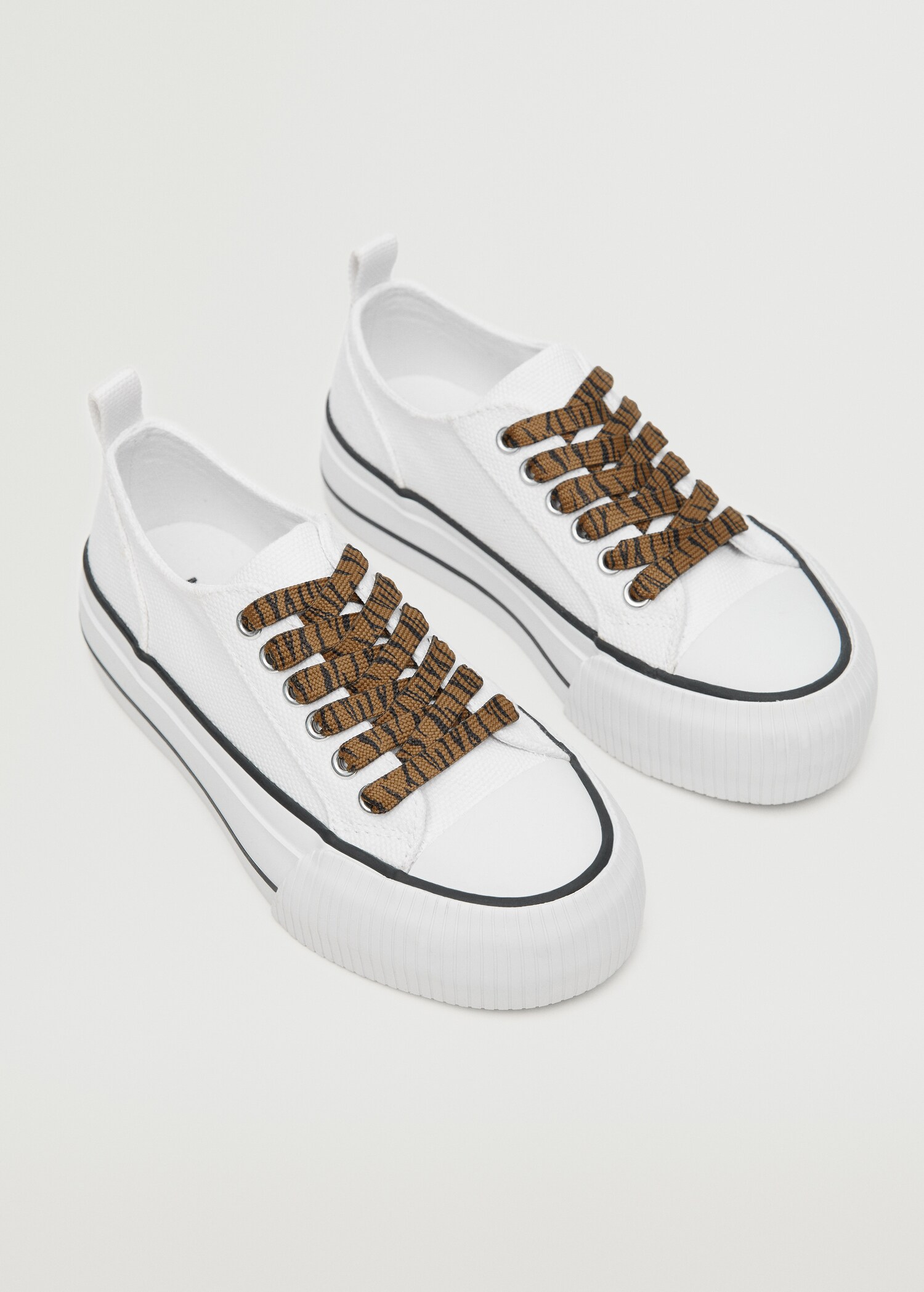 Platform lace-up sneakers - Medium plane