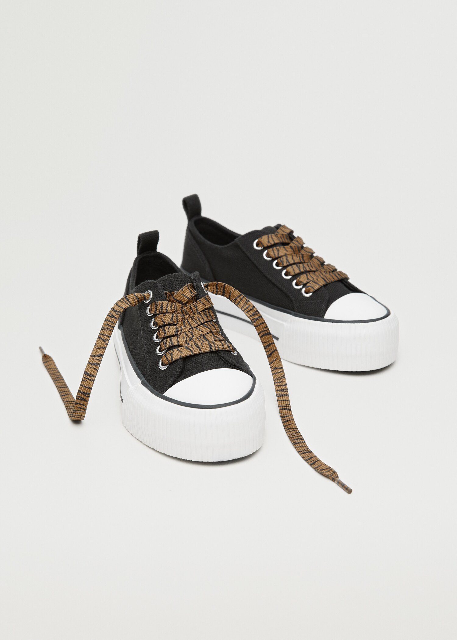 Platform lace-up sneakers - Medium plane