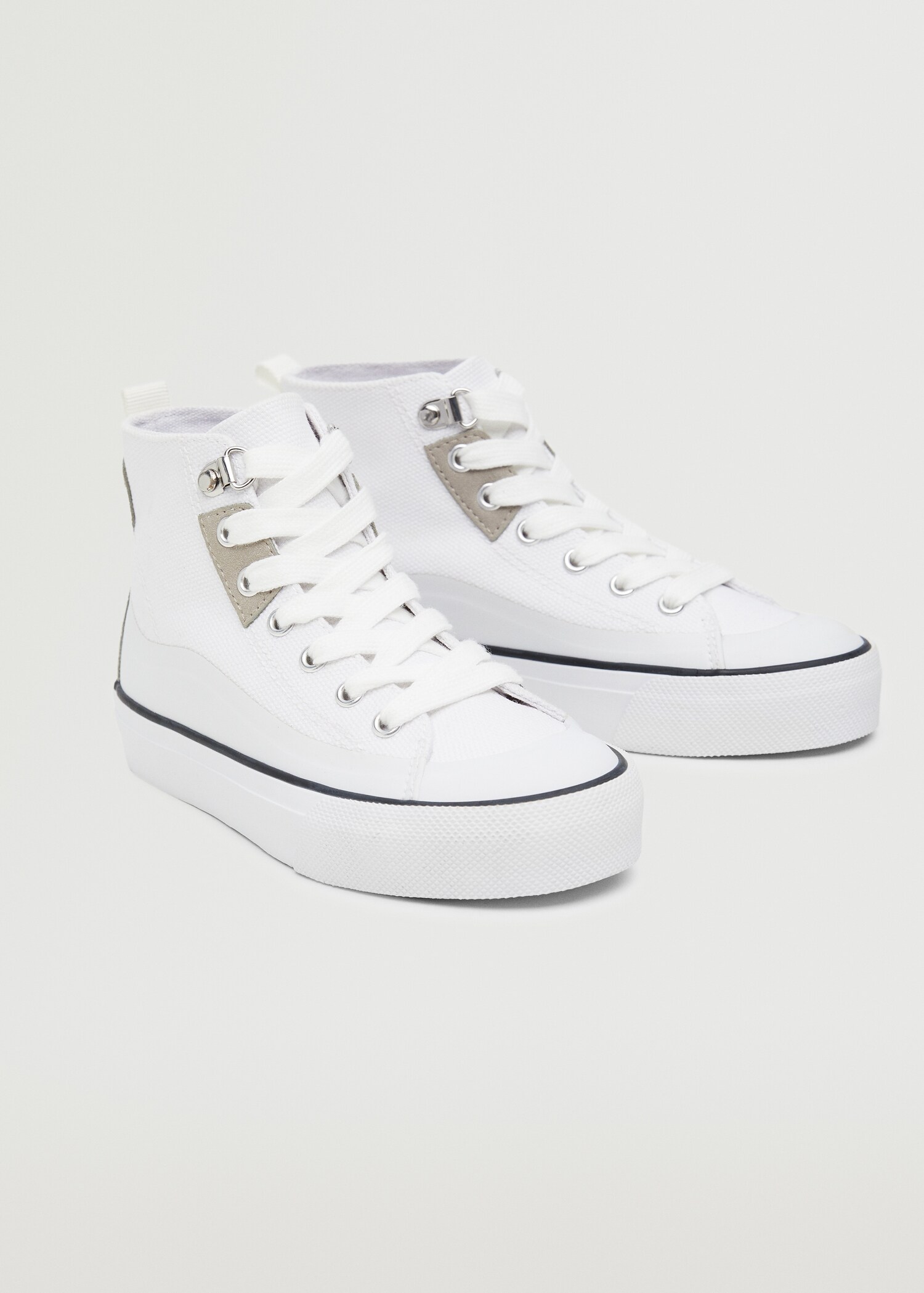 Lace-up boot trainers - Medium plane