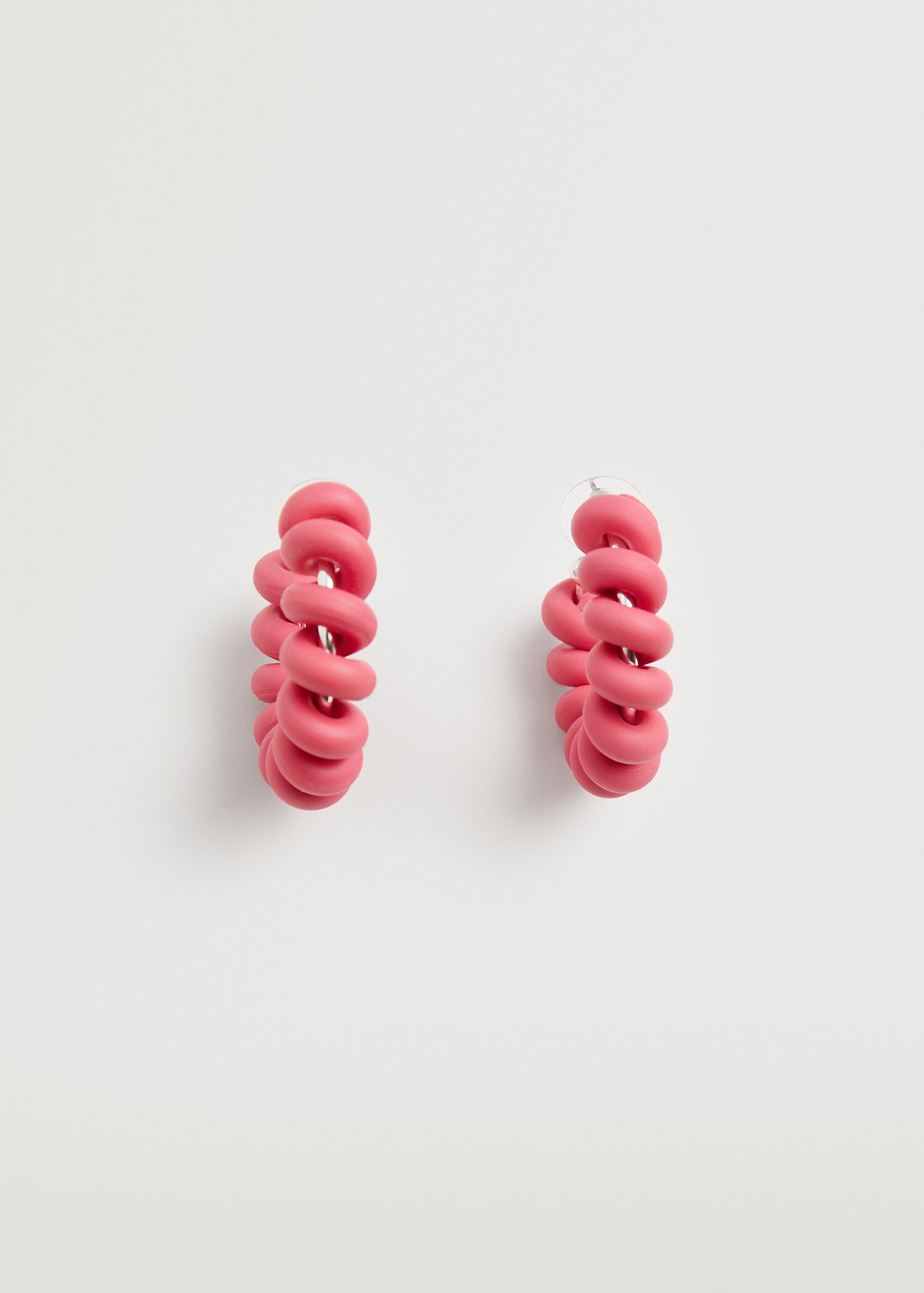 Clay hoop earrings - Article without model