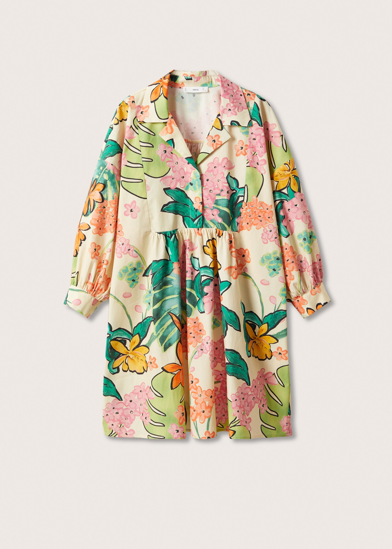 Vestido camisero estampado - Artículo sin modelo