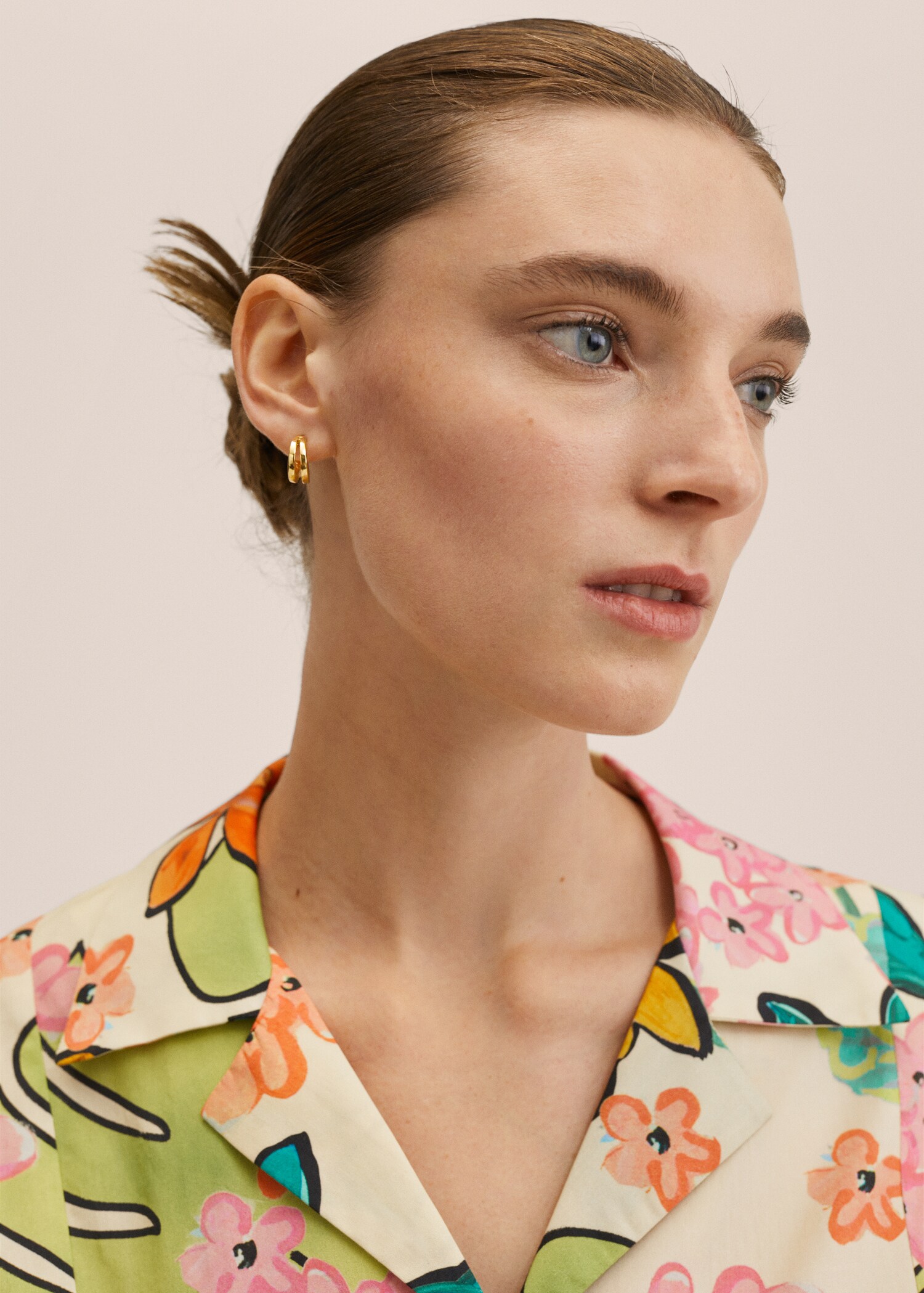 Vestido camisero estampado - Detalle del artículo 1