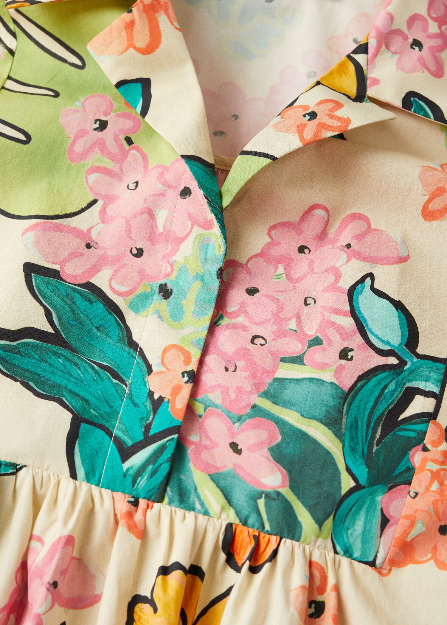 Vestido camisero estampado - Detalle del artículo 8
