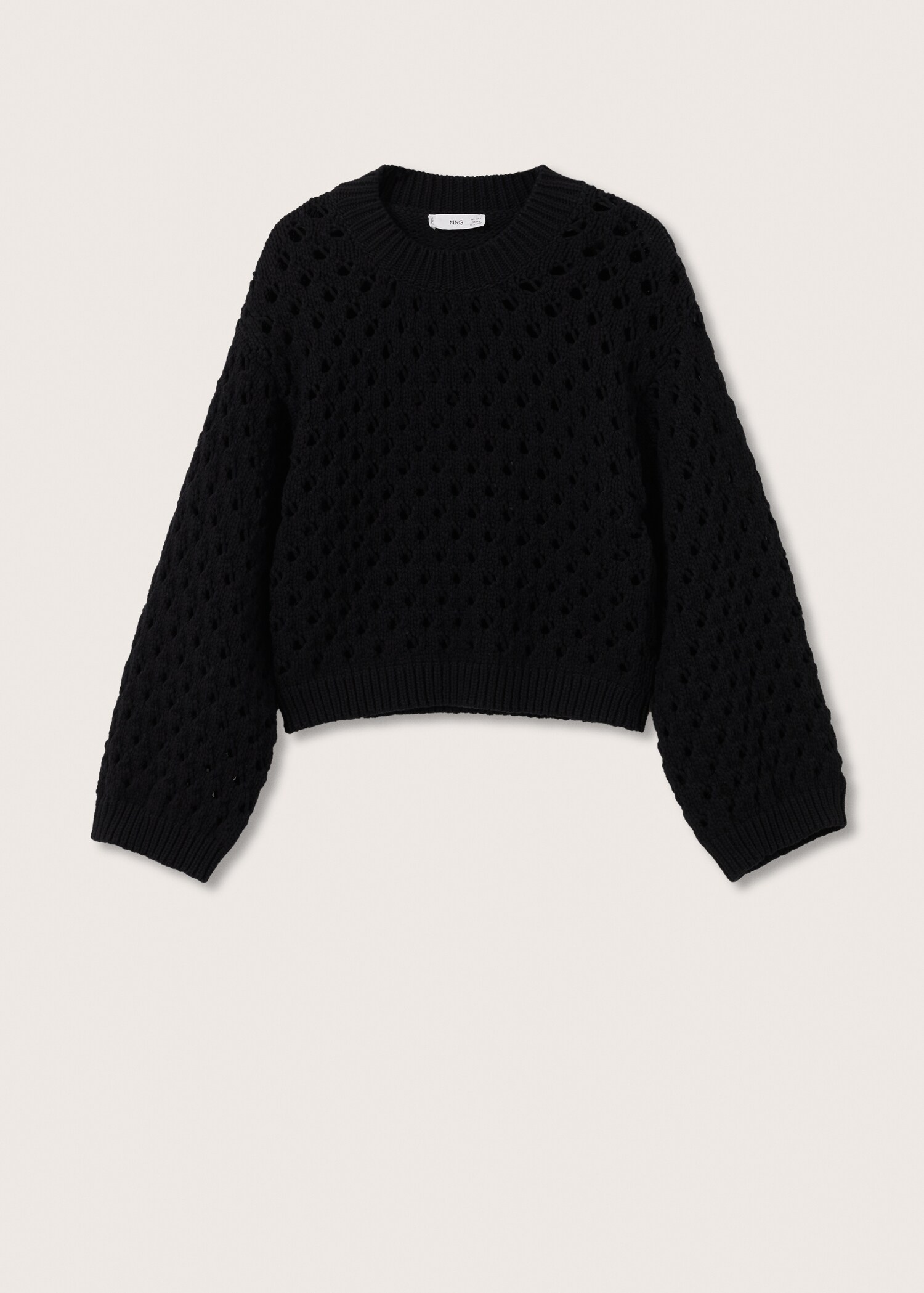 Openwork knit sweater - Article without model