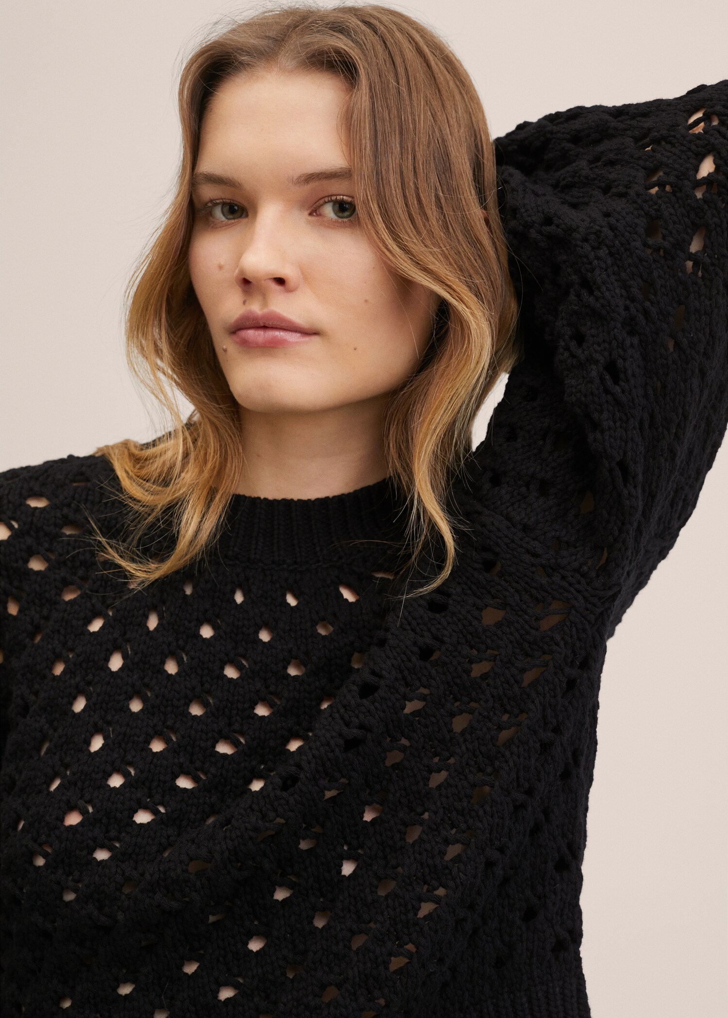 Openwork knit sweater - Details of the article 1