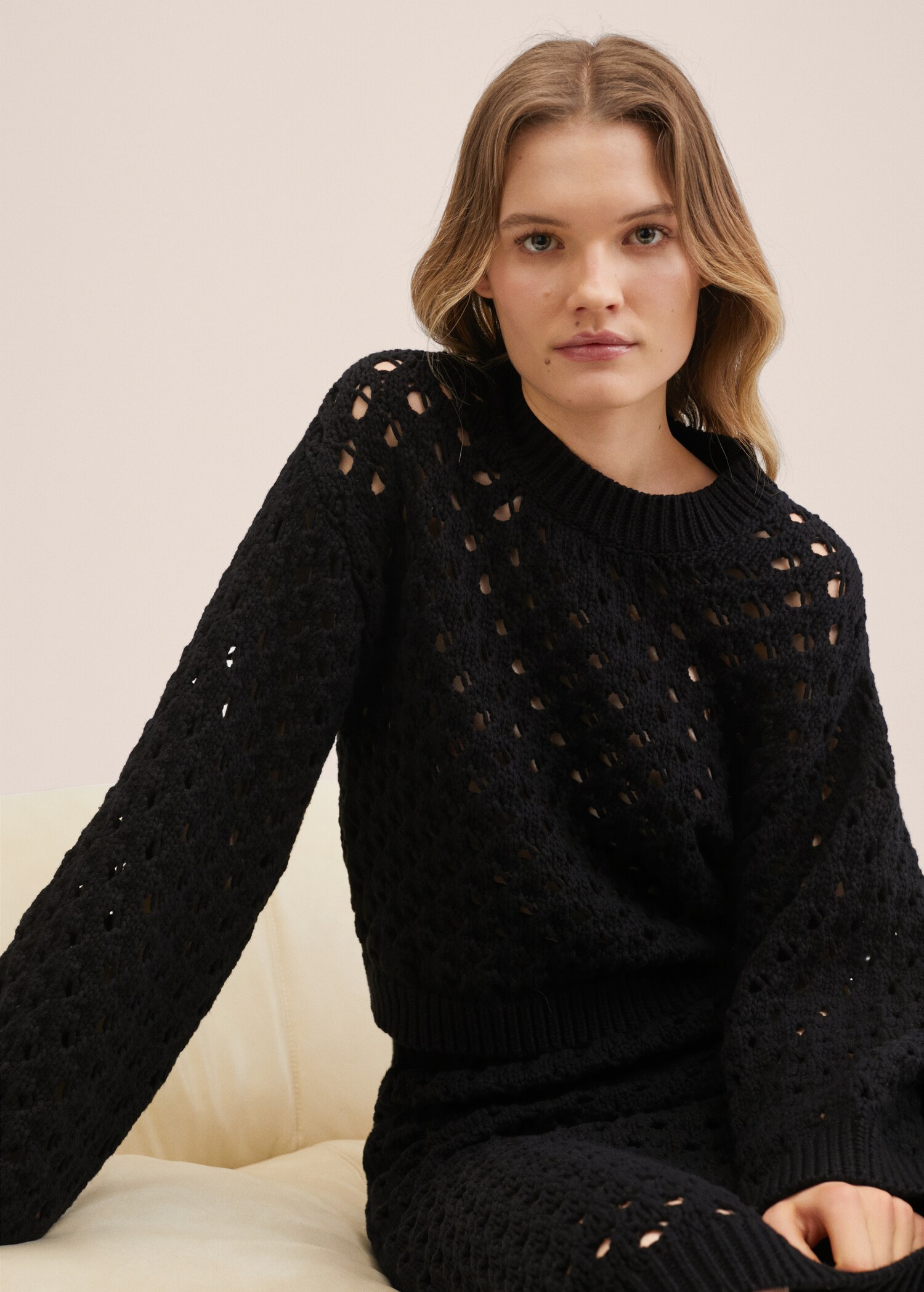 Openwork knit sweater - Details of the article 2