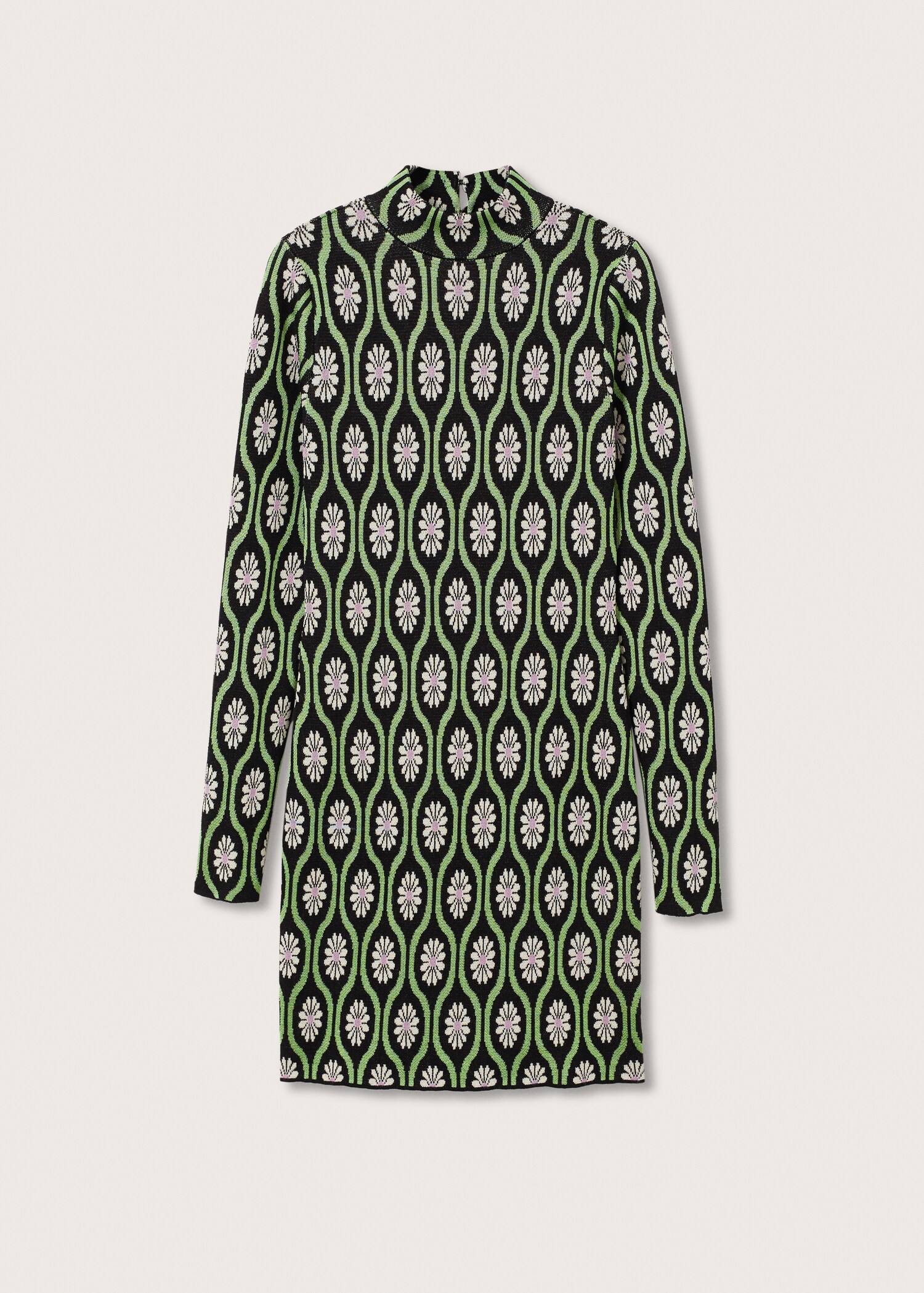 Printed retro dress - Article without model