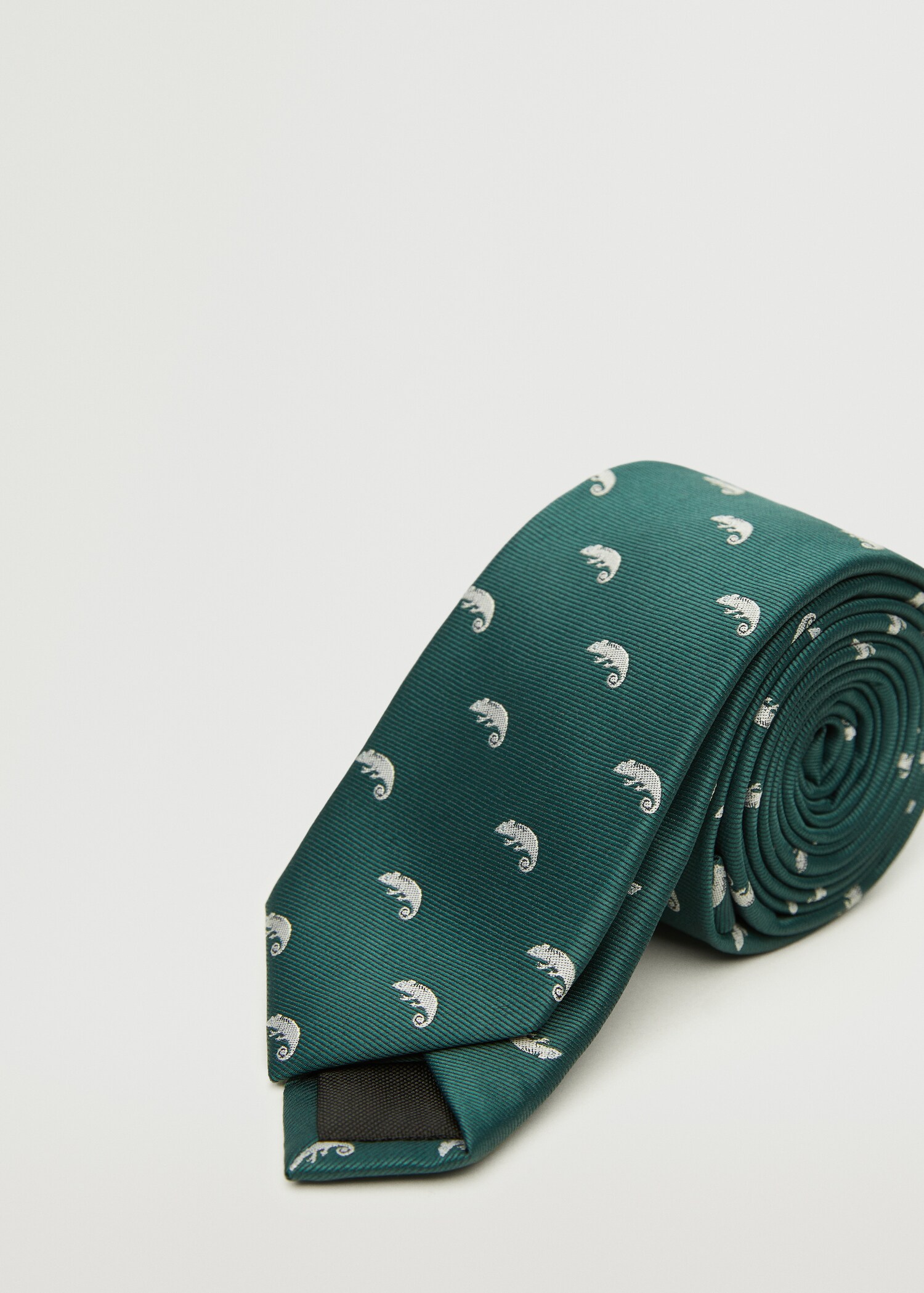 Tie with animals print  - Medium plane