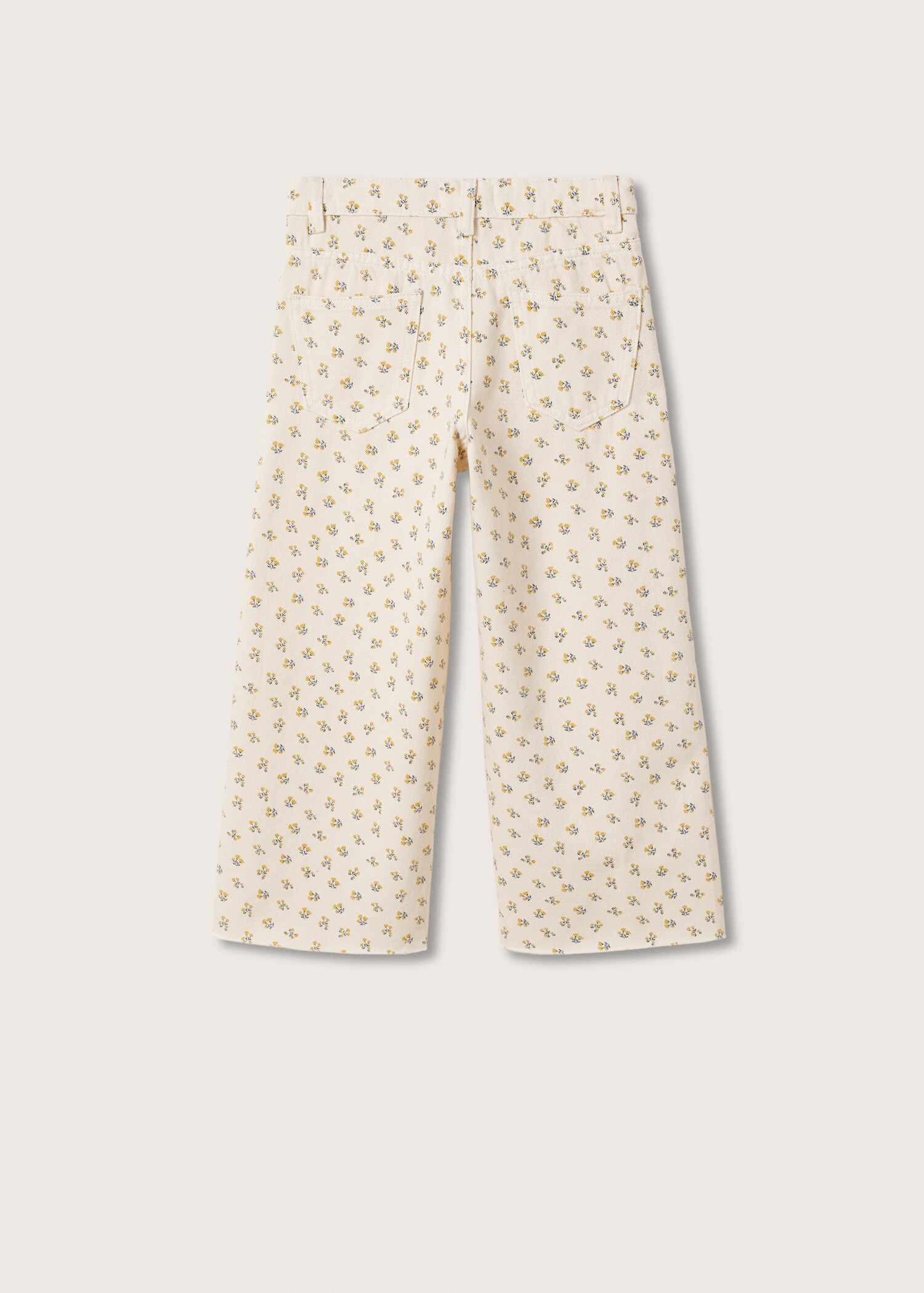 Jeans culotte estampado - Reverso del artículo