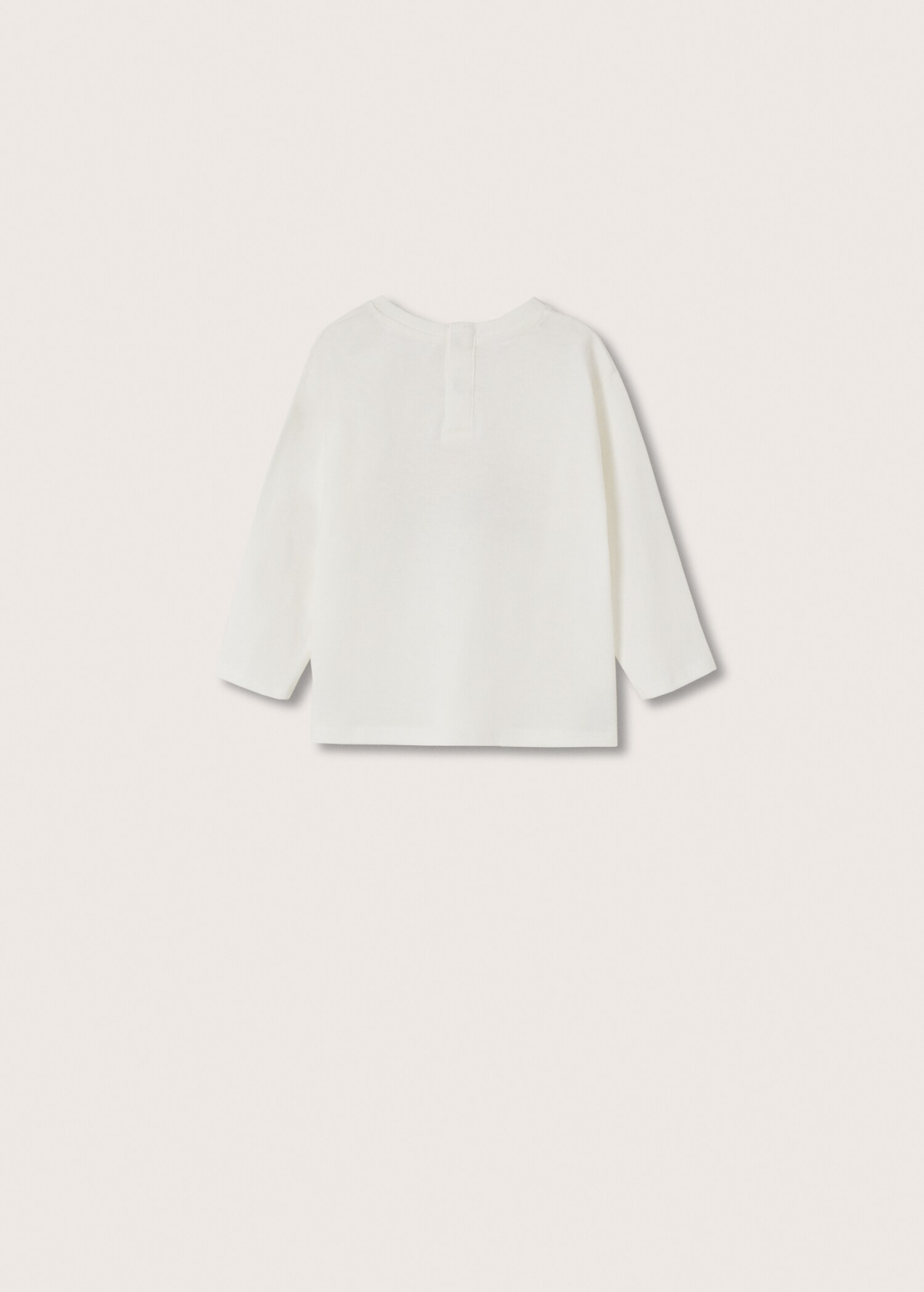 Camiseta manga larga estampada - Reverso del artículo