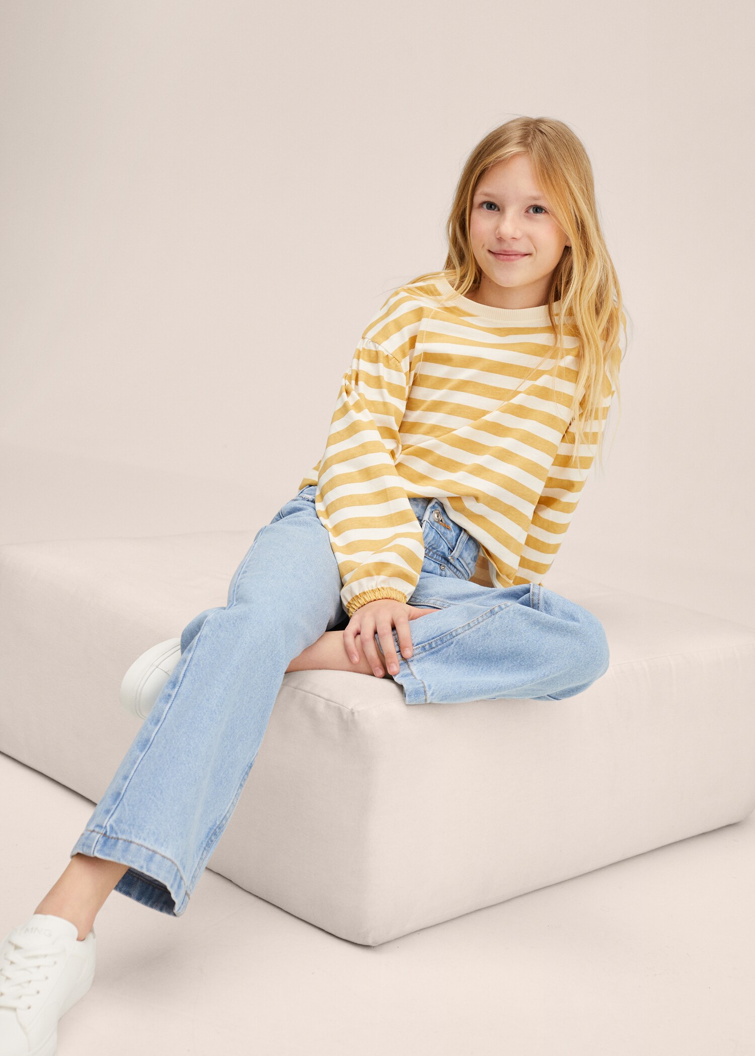 Jeans straight fit - Plano medio