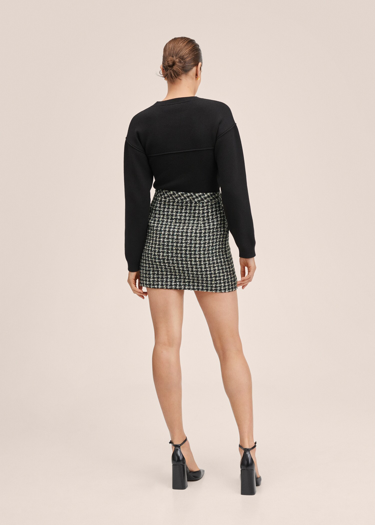 Tweed miniskirt - Reverse of the article