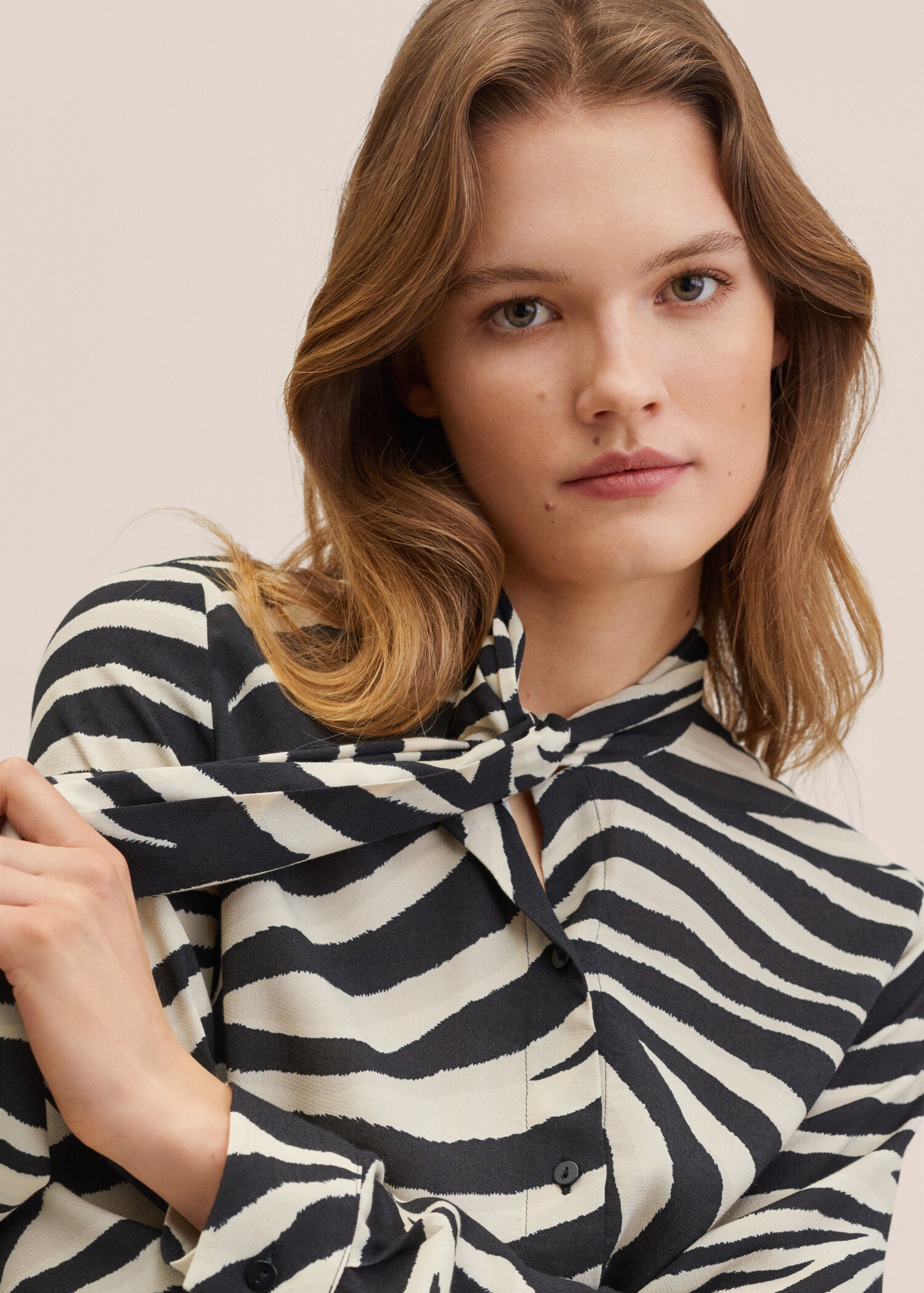 Camisa estampada cebra - Detalle del artículo 1