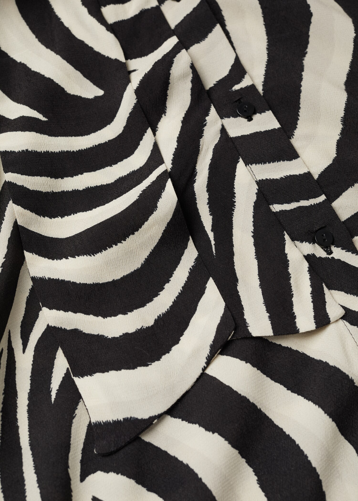 Camisa estampada cebra - Detalle del artículo 8