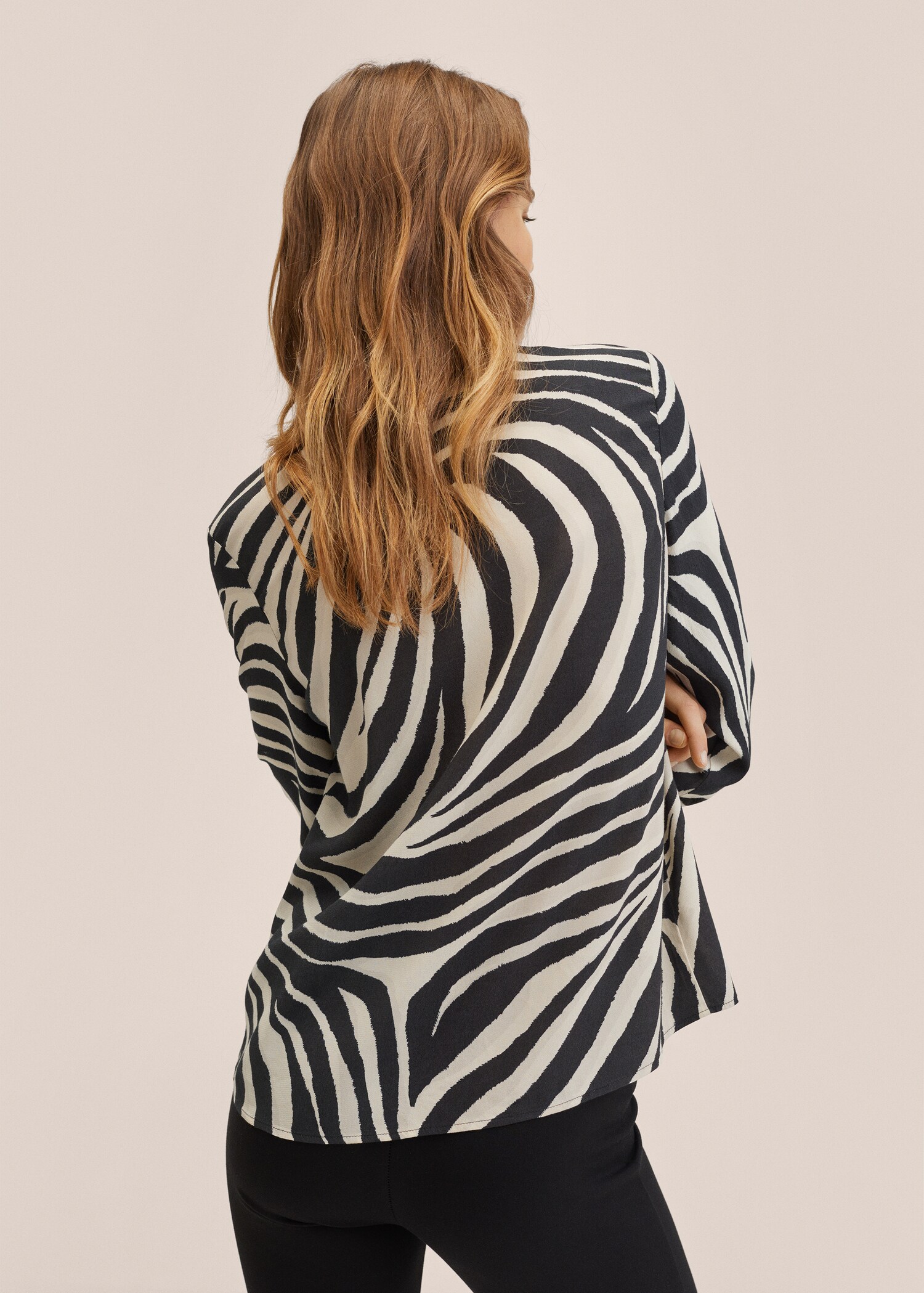 Camisa estampada cebra - Reverso del artículo