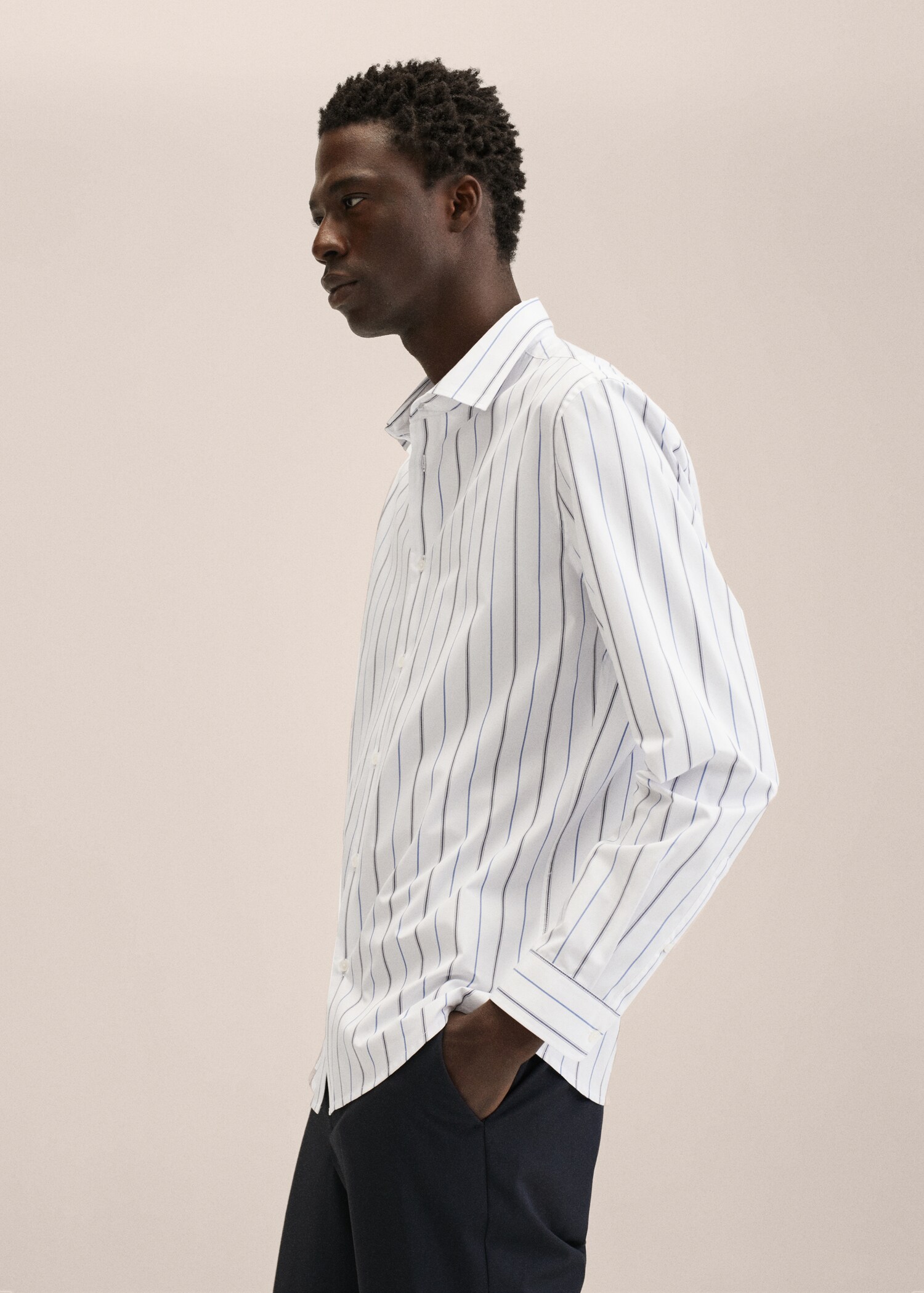 Thermoregulating striped shirt - Details of the article 2