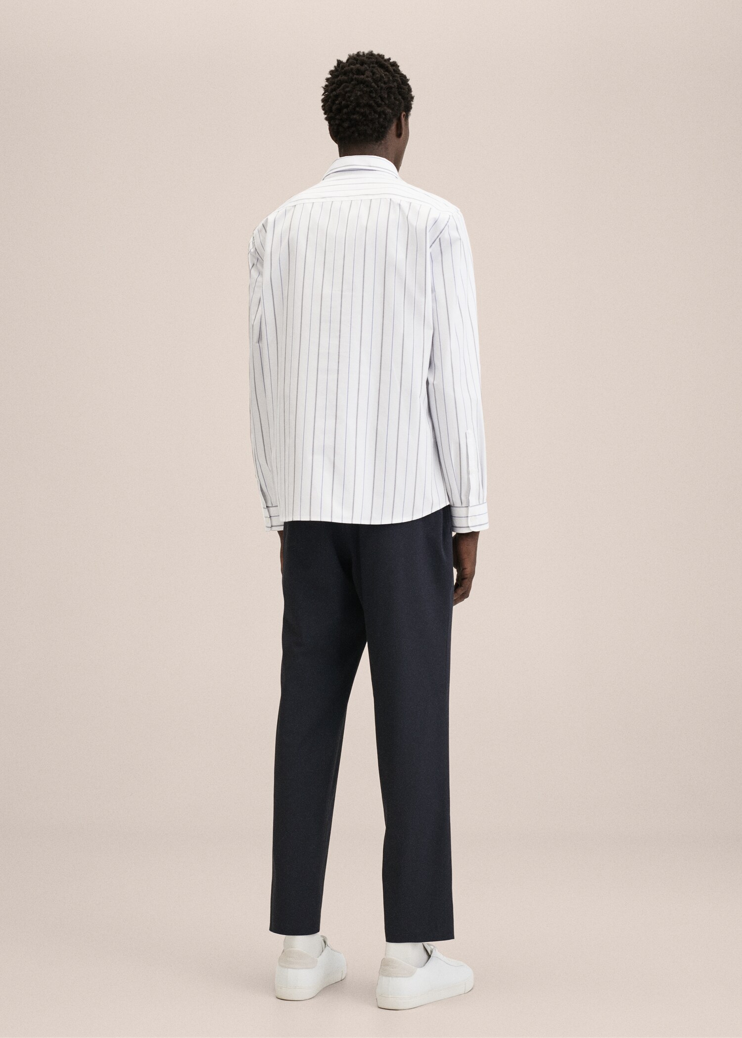 Thermoregulating striped shirt - Reverse of the article