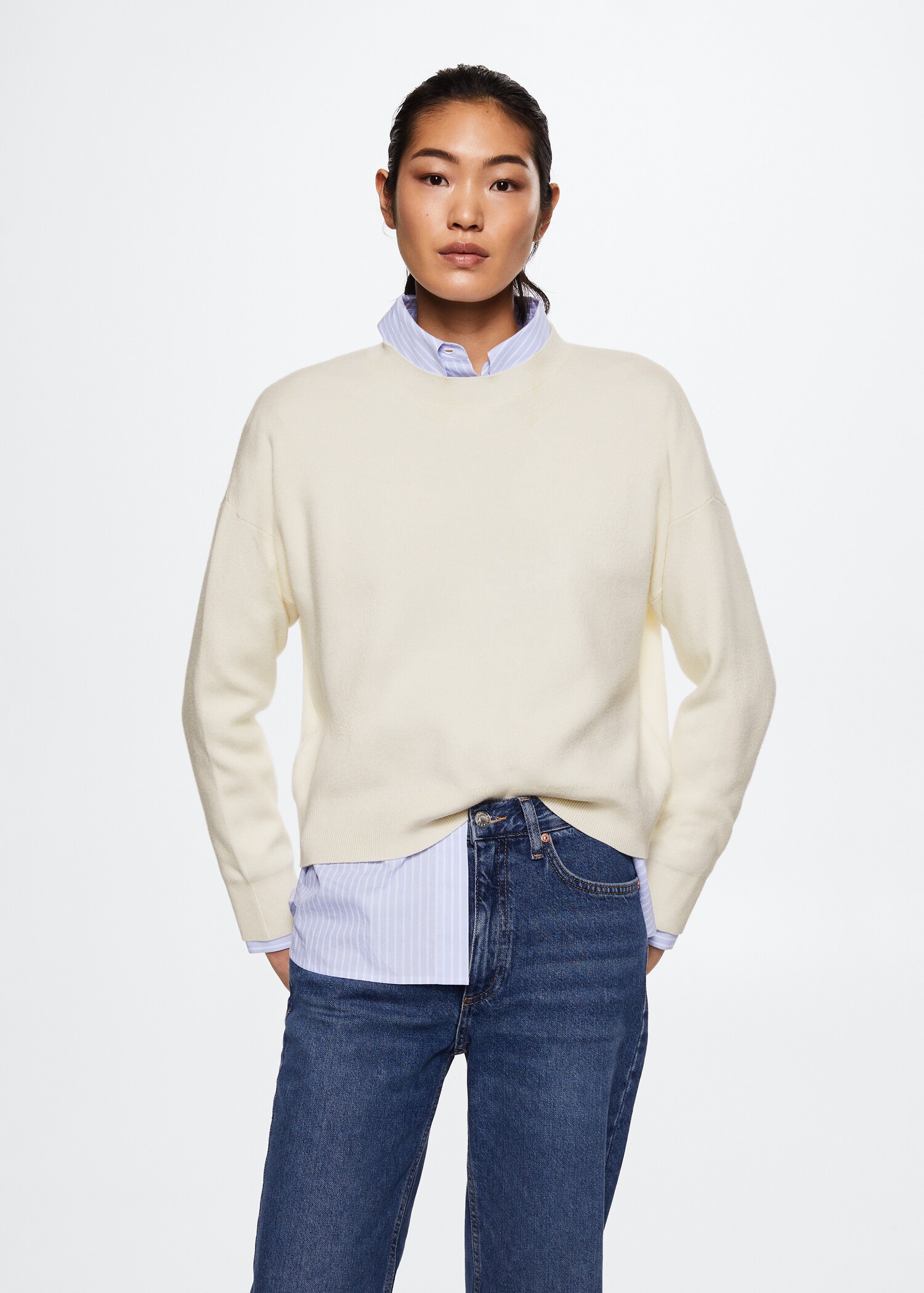 Oversize knit sweater - Medium plane