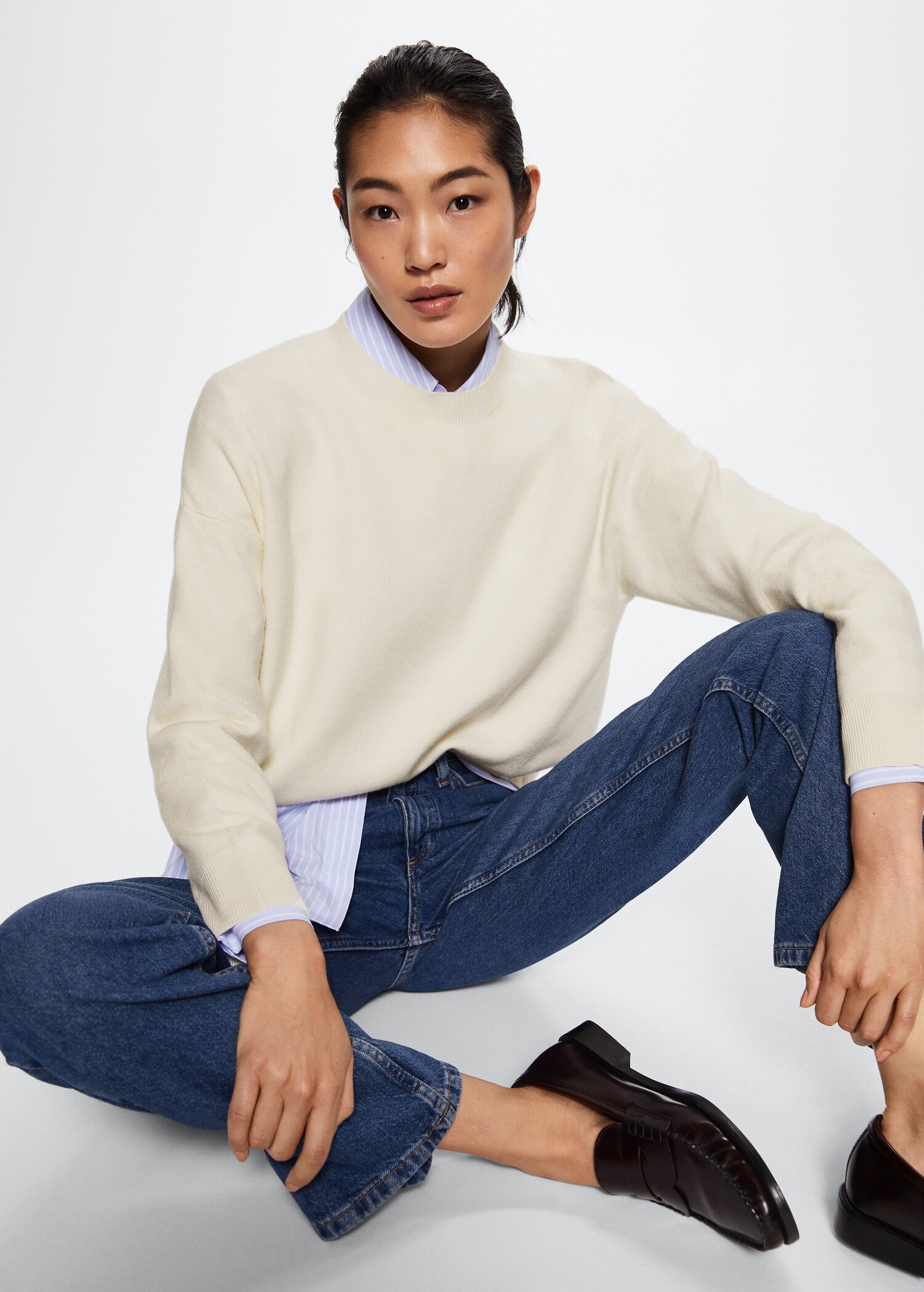 Oversize knit sweater - Details of the article 2