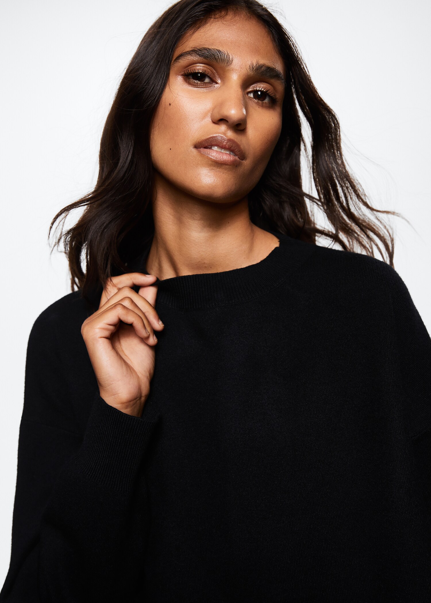 Oversize knit sweater - Details of the article 1