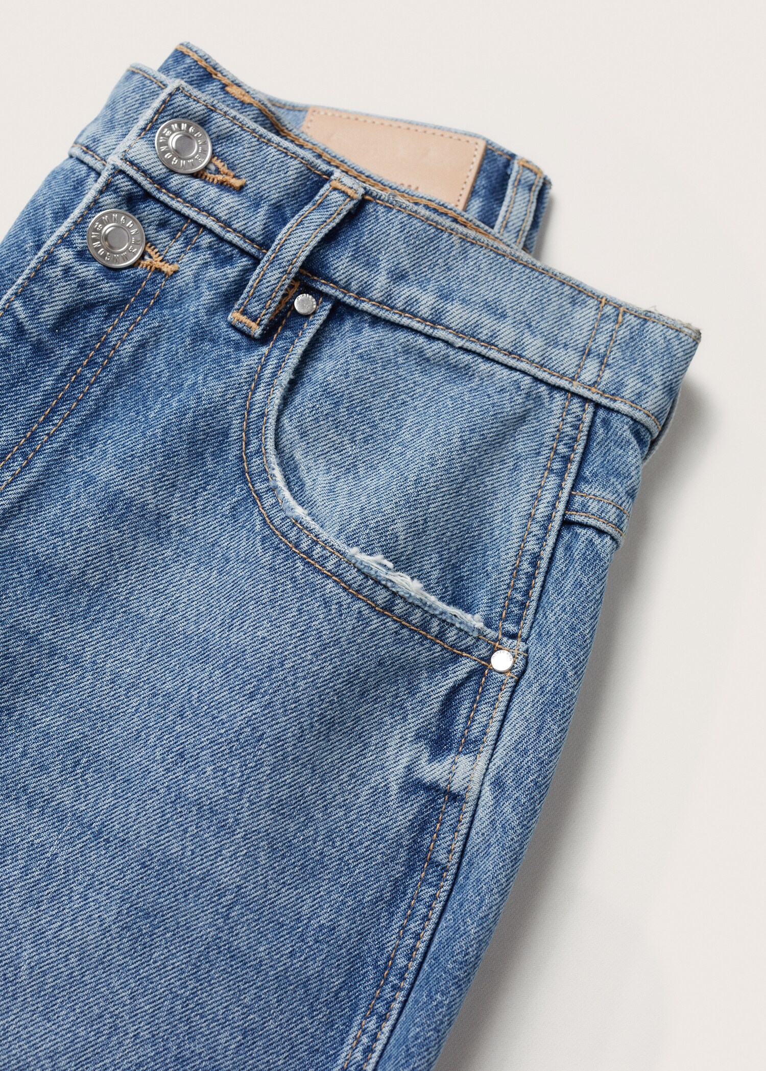 High-rise tapered jeans - Details of the article 8