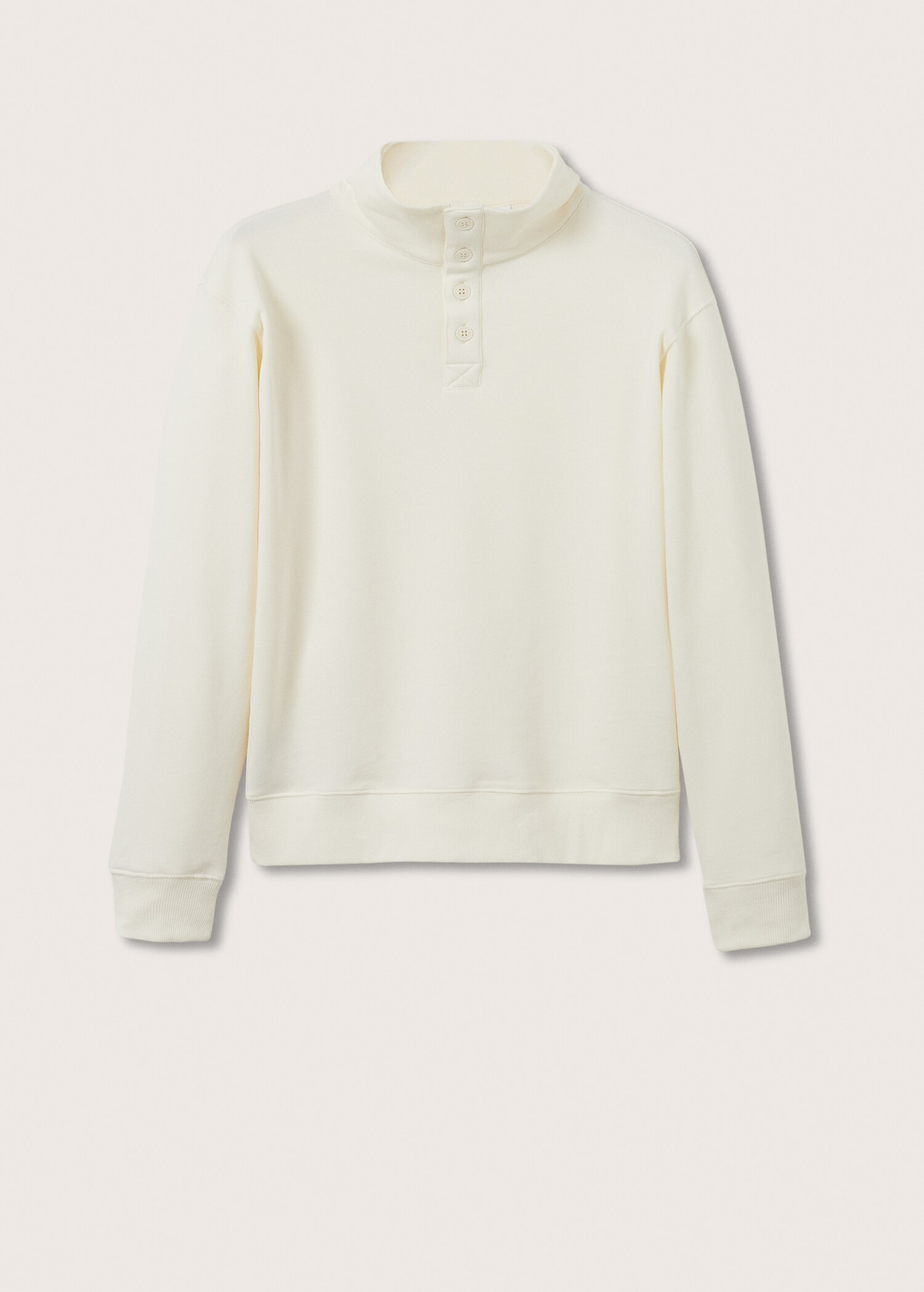Sudadera cuello abotonado - Artículo sin modelo
