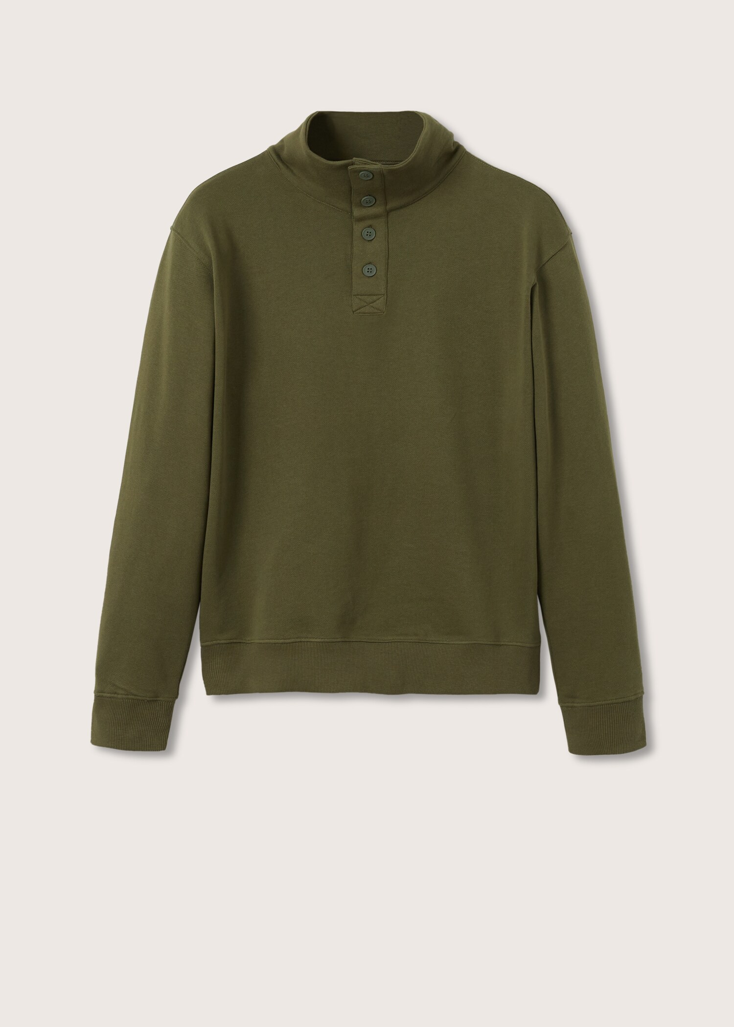 Buttoned collar sweater - Article without model
