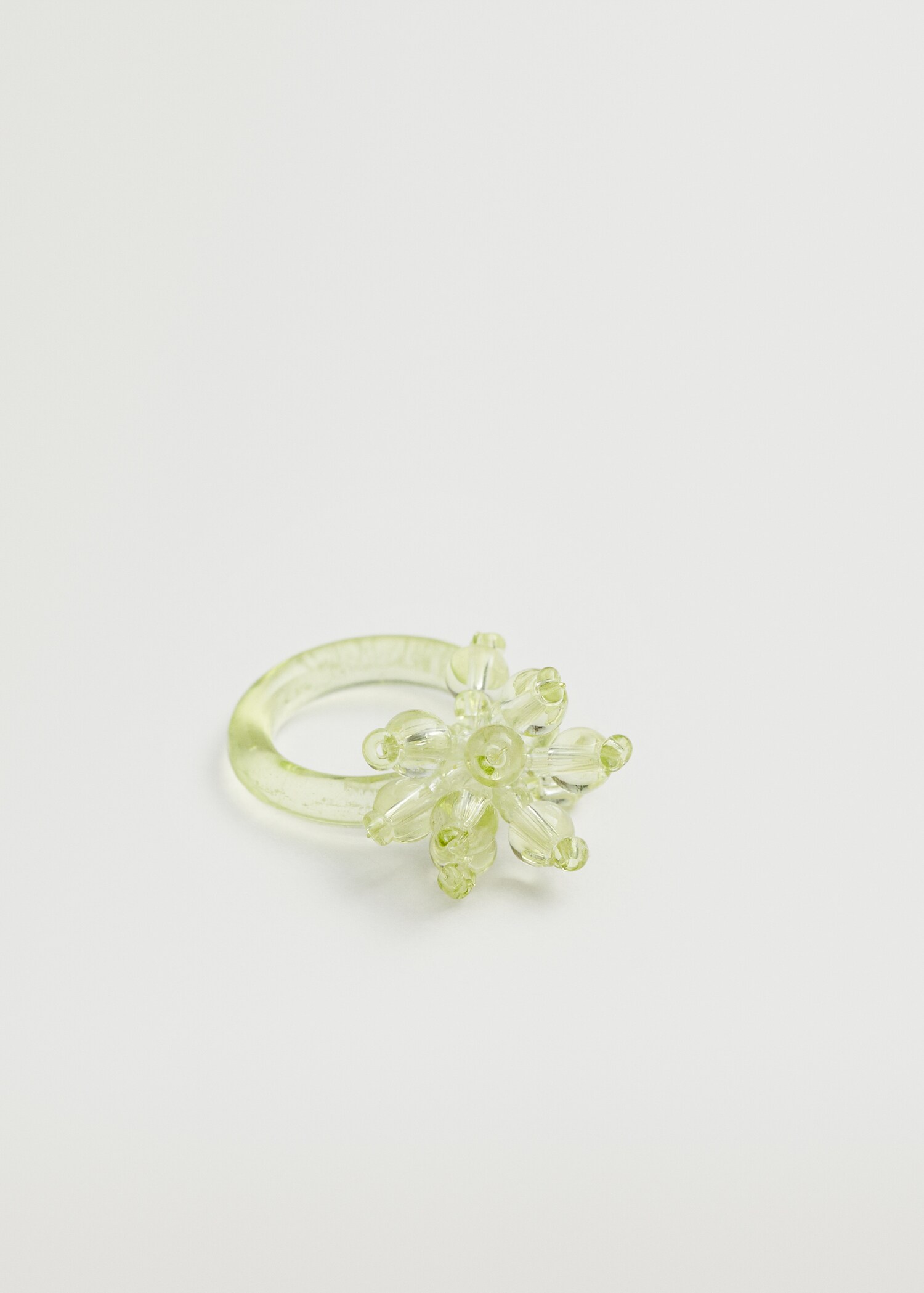 Anillo piedra cristal - Plano medio