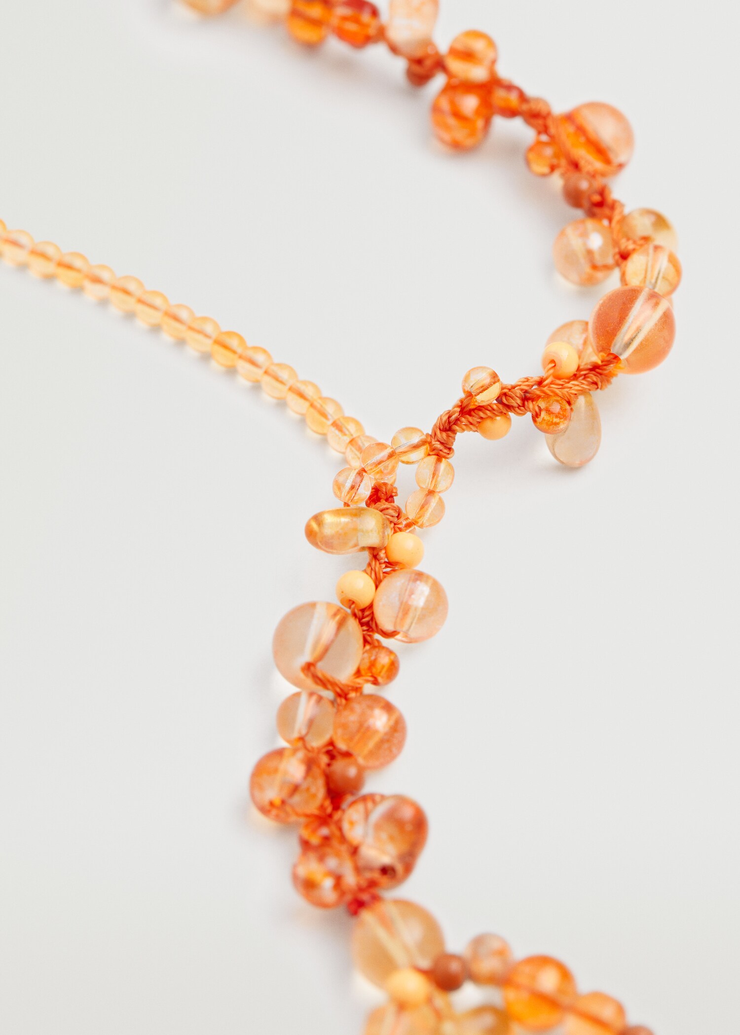 Collar abalorios cristal - Plano medio