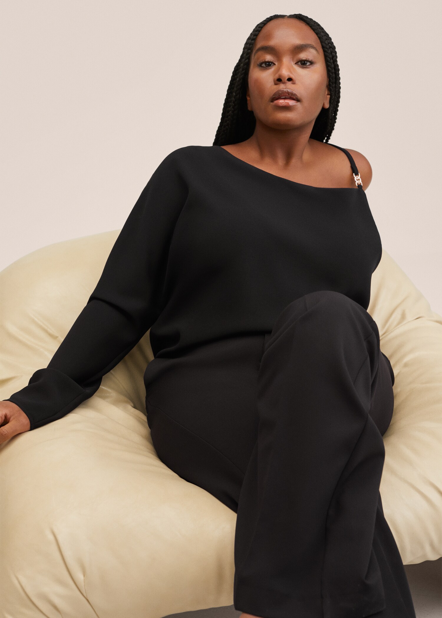 Blusa asimétrica apliques - Detalle del artículo 4