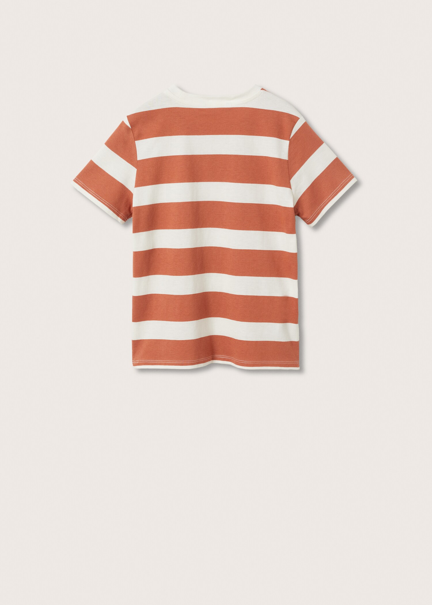Camiseta algodón rayas - Reverso del artículo