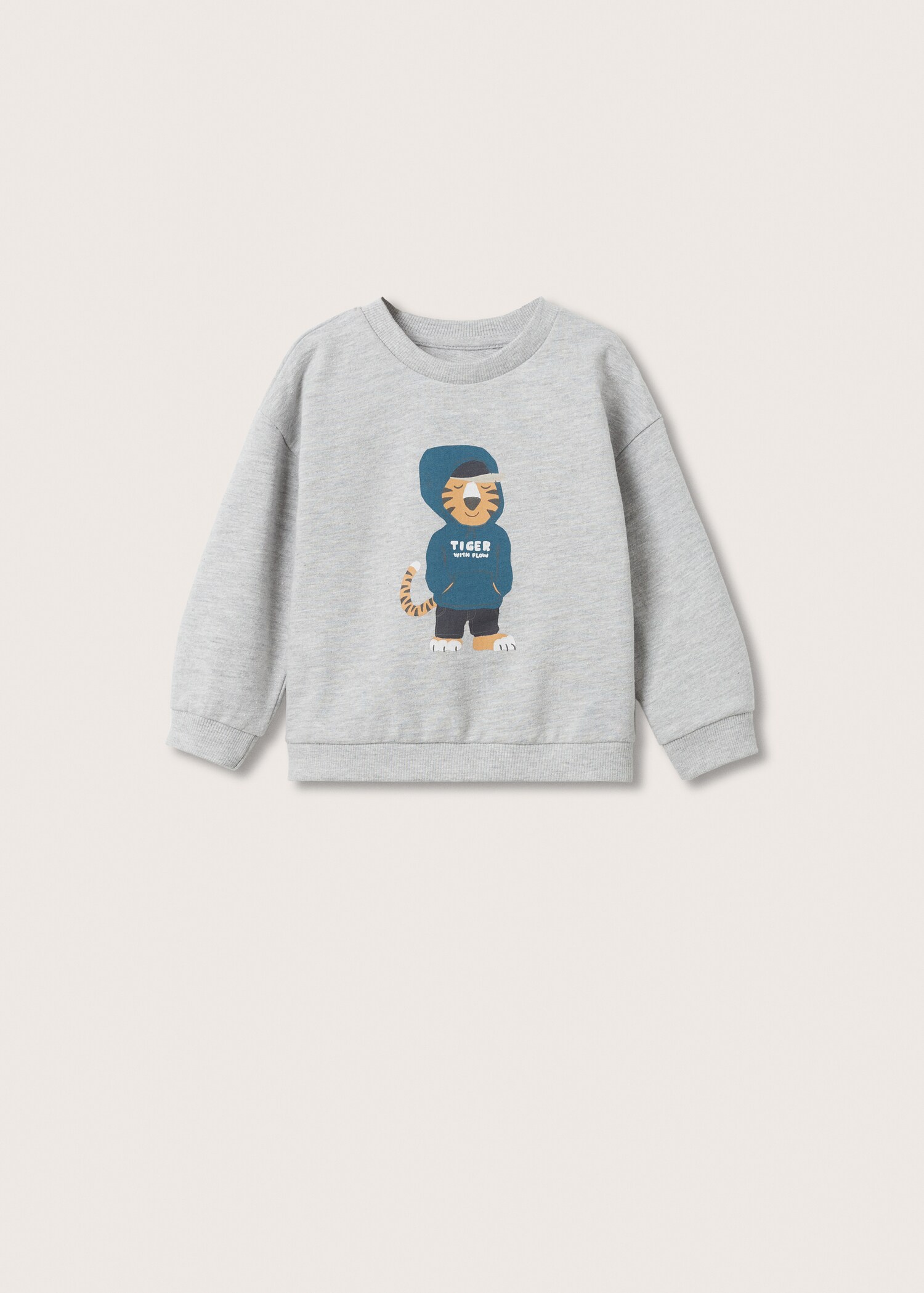 Sweat-shirt coton imprimé - Article sans modèle