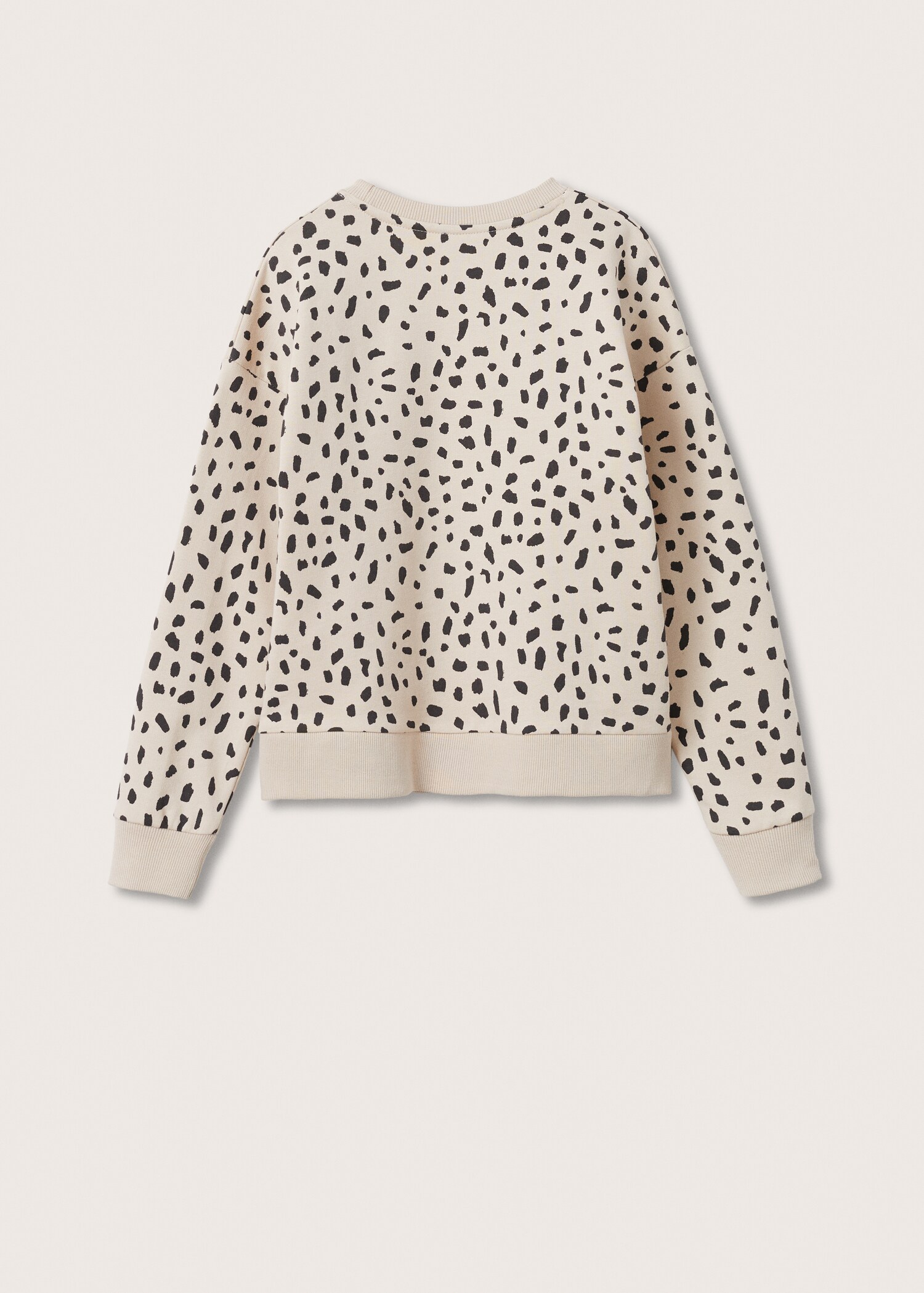 Sudadera algodón estampada - Reverso del artículo
