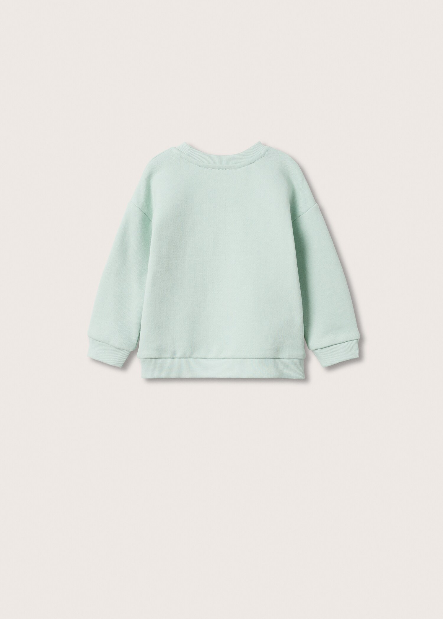 Sudadera mensaje bordado - Reverso del artículo