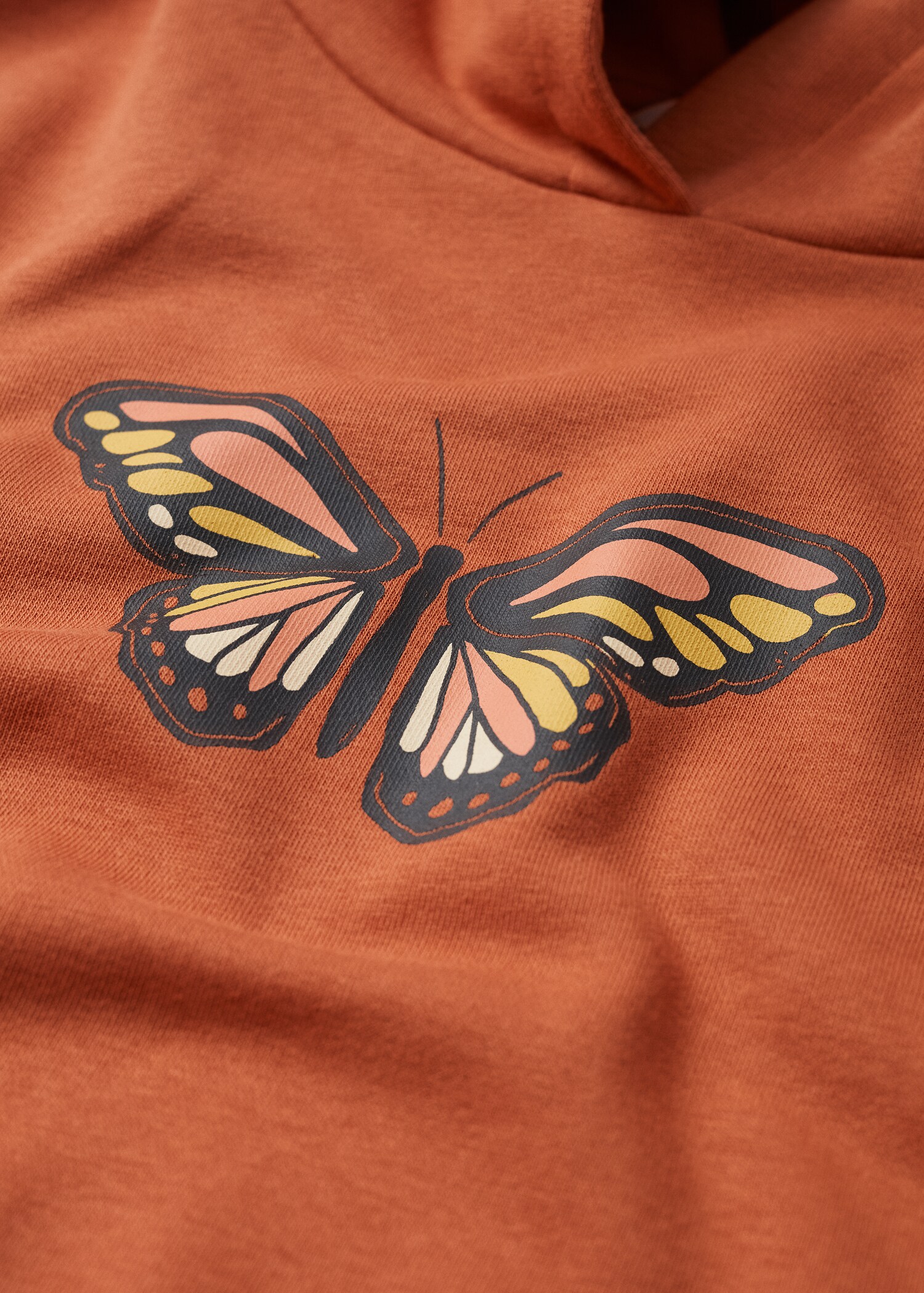 Butterfly cropped sweatshirt - Details of the article 8