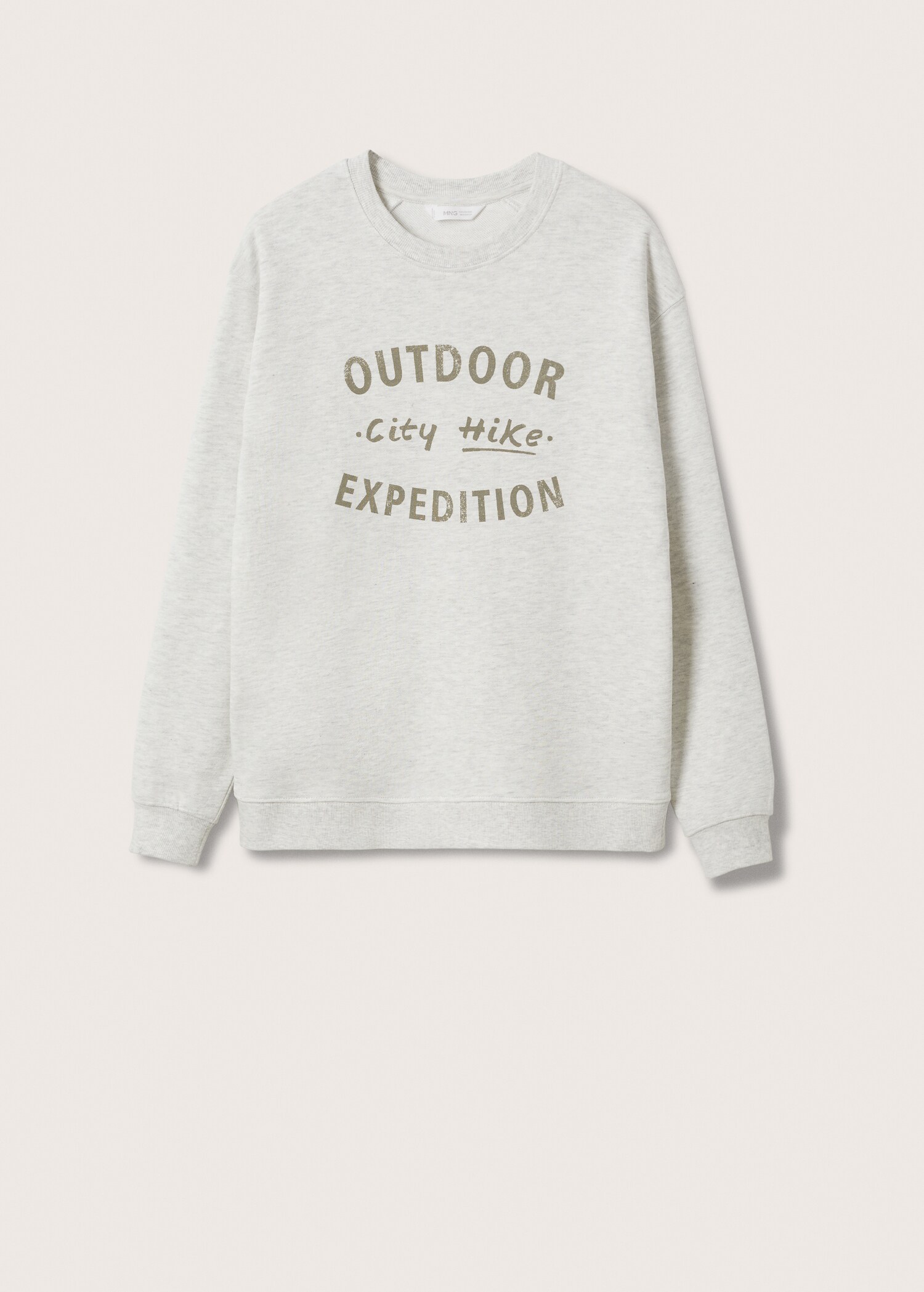 Printed cotton sweatshirt - Article without model