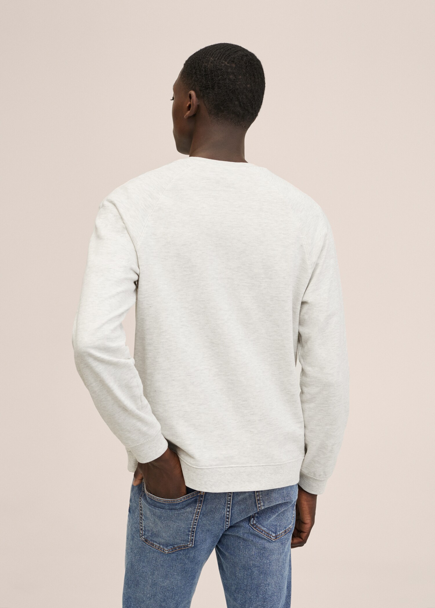 Sudadera algodón estampada - Reverso del artículo