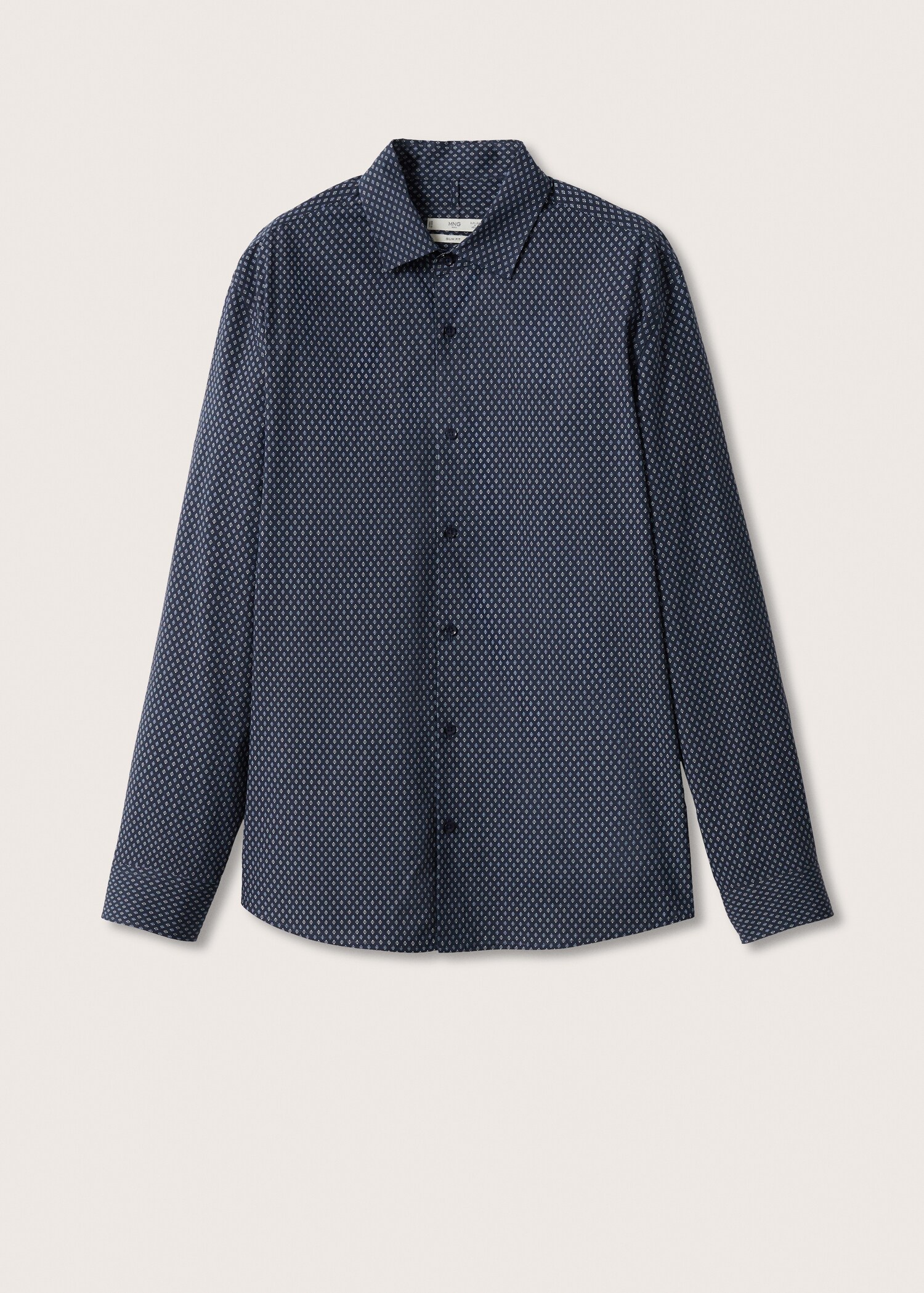 Camisa slim fit micro estampado - Artículo sin modelo