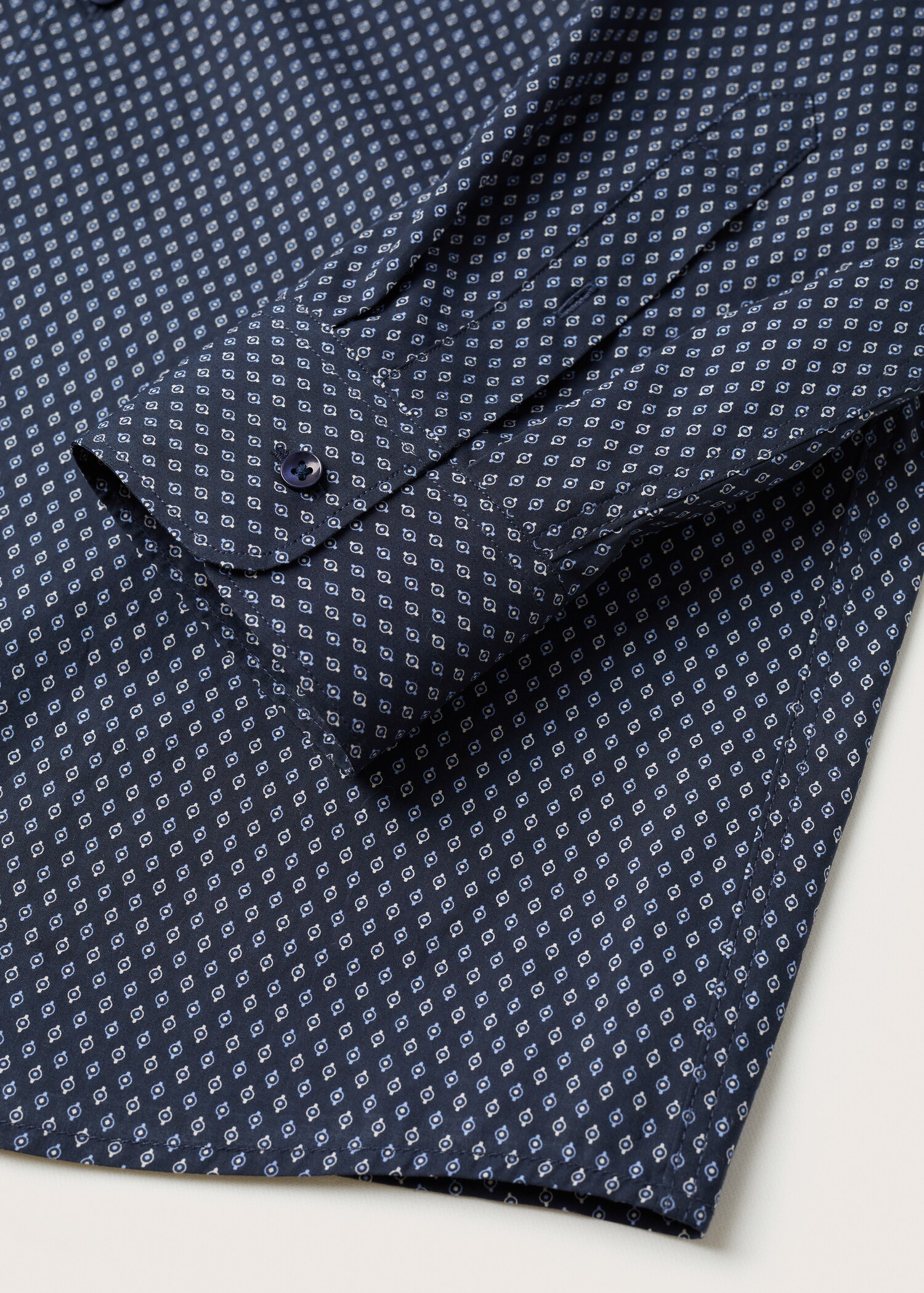 Camisa slim fit micro estampado - Detalle del artículo 8