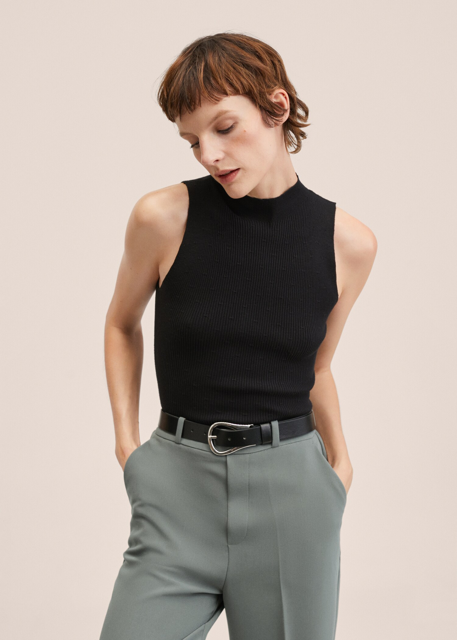 Gerade Hose mit Stretchbund - Detail des Artikels 1