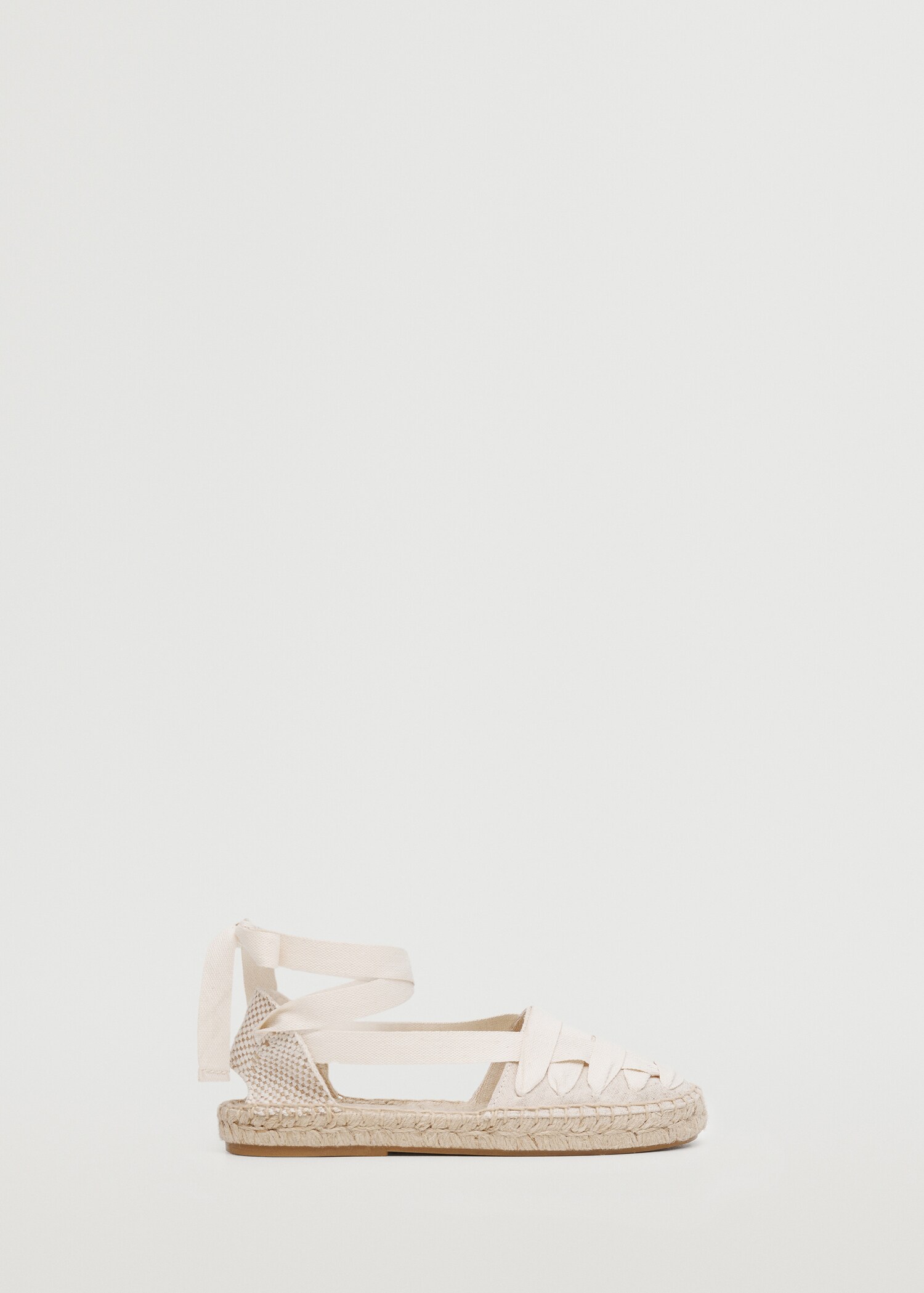 Leinen-Espadrilles mit Riemchen - Artikel ohne Model