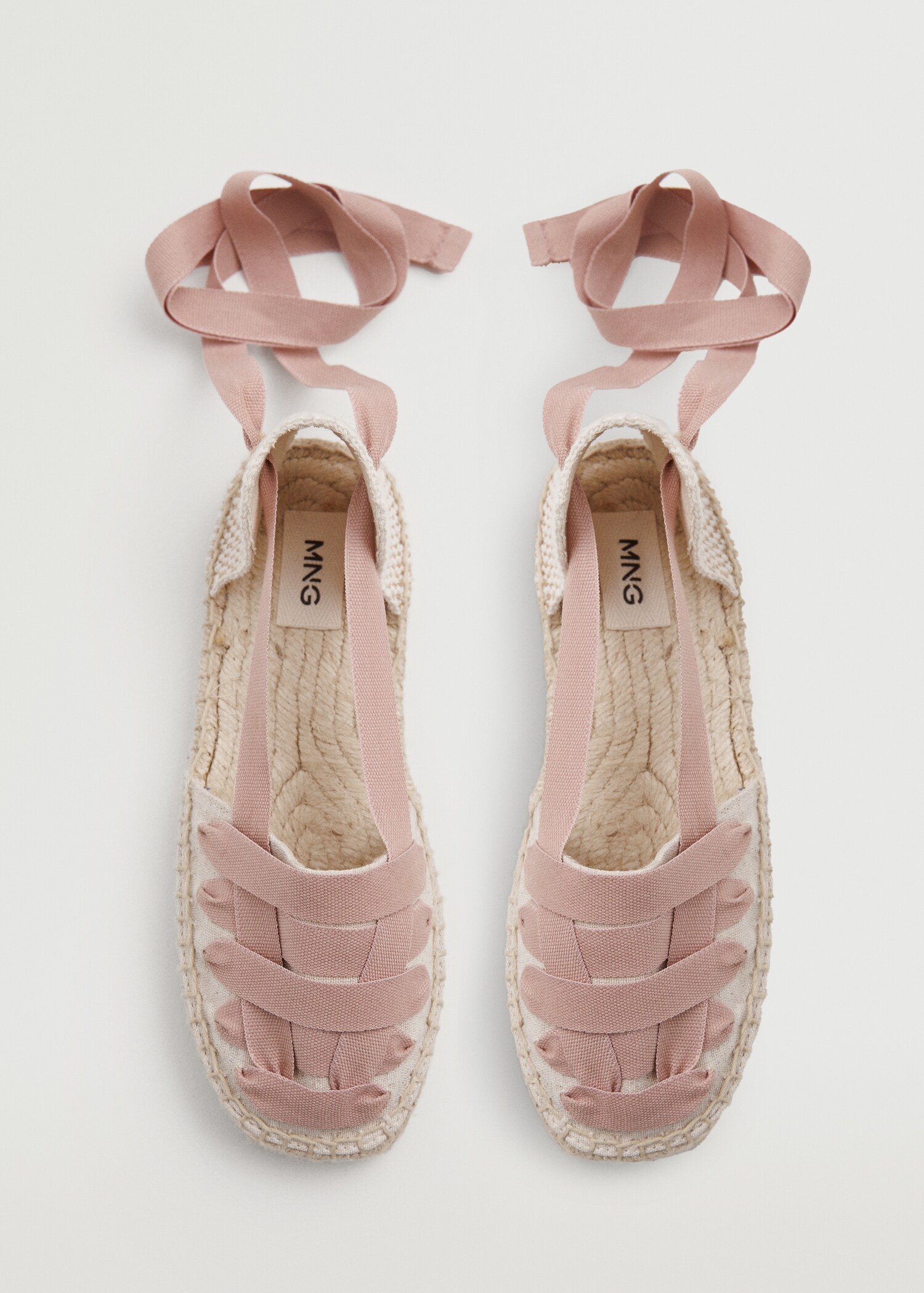 Leinen-Espadrilles mit Riemchen - Detail des Artikels 3