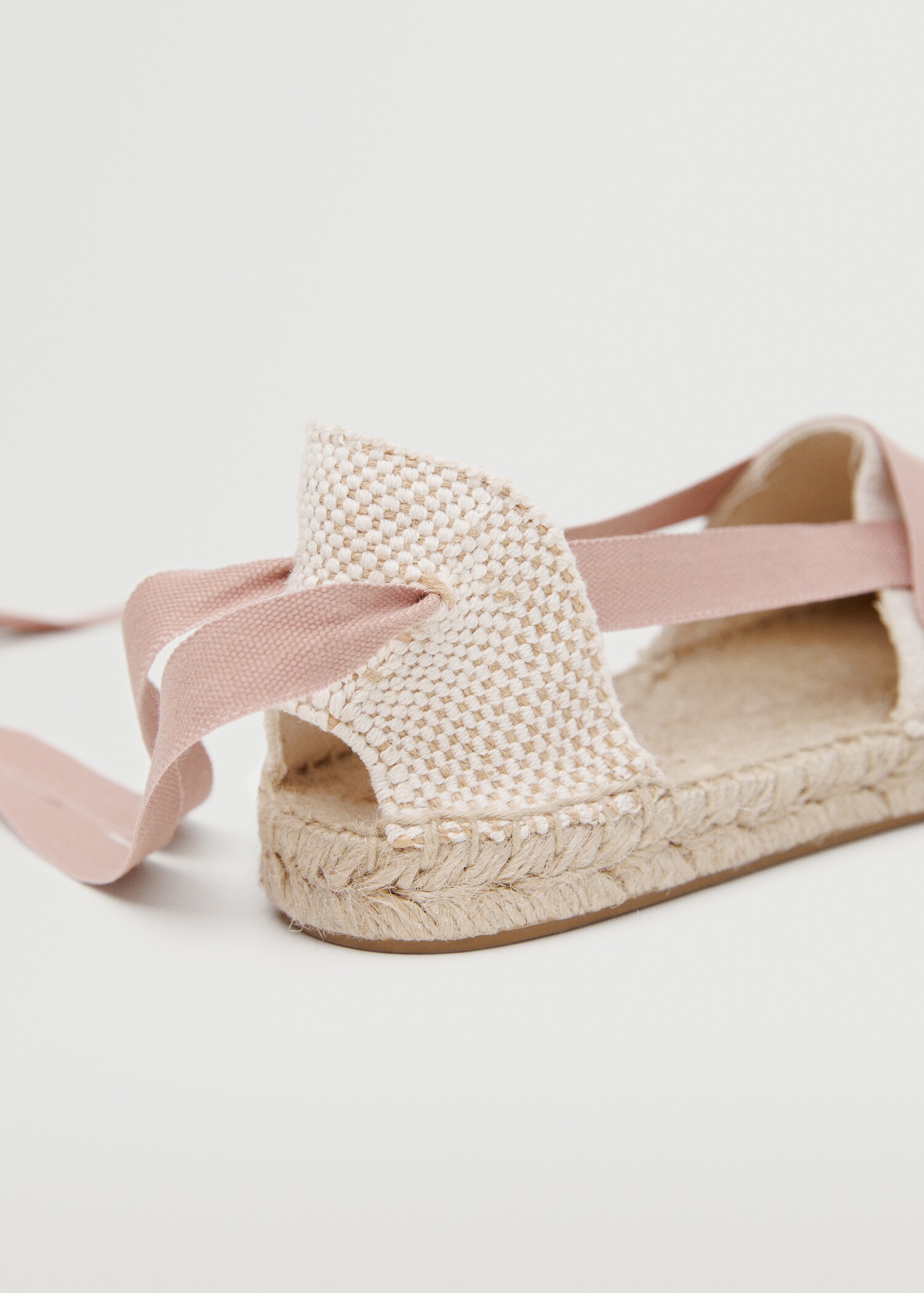 Lace-up linen espadrilles - Details of the article 4